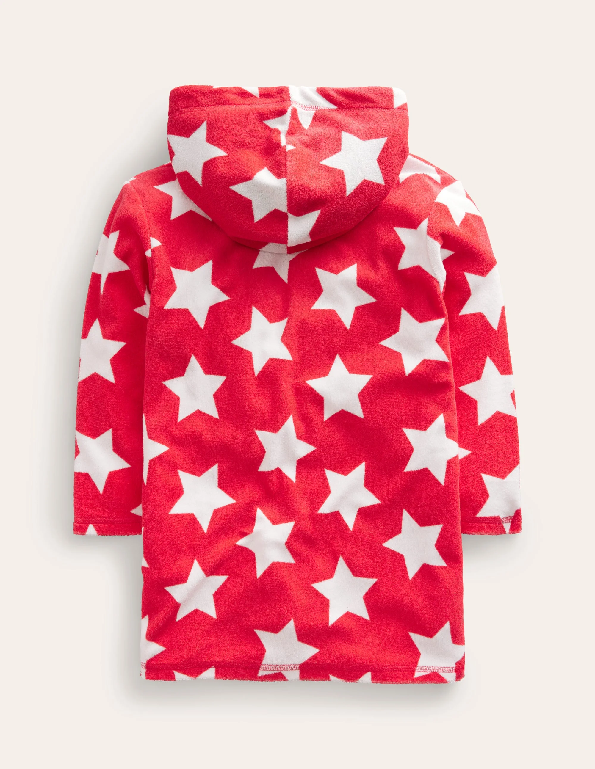 Towelling Throw-on-Red Star - Image 2