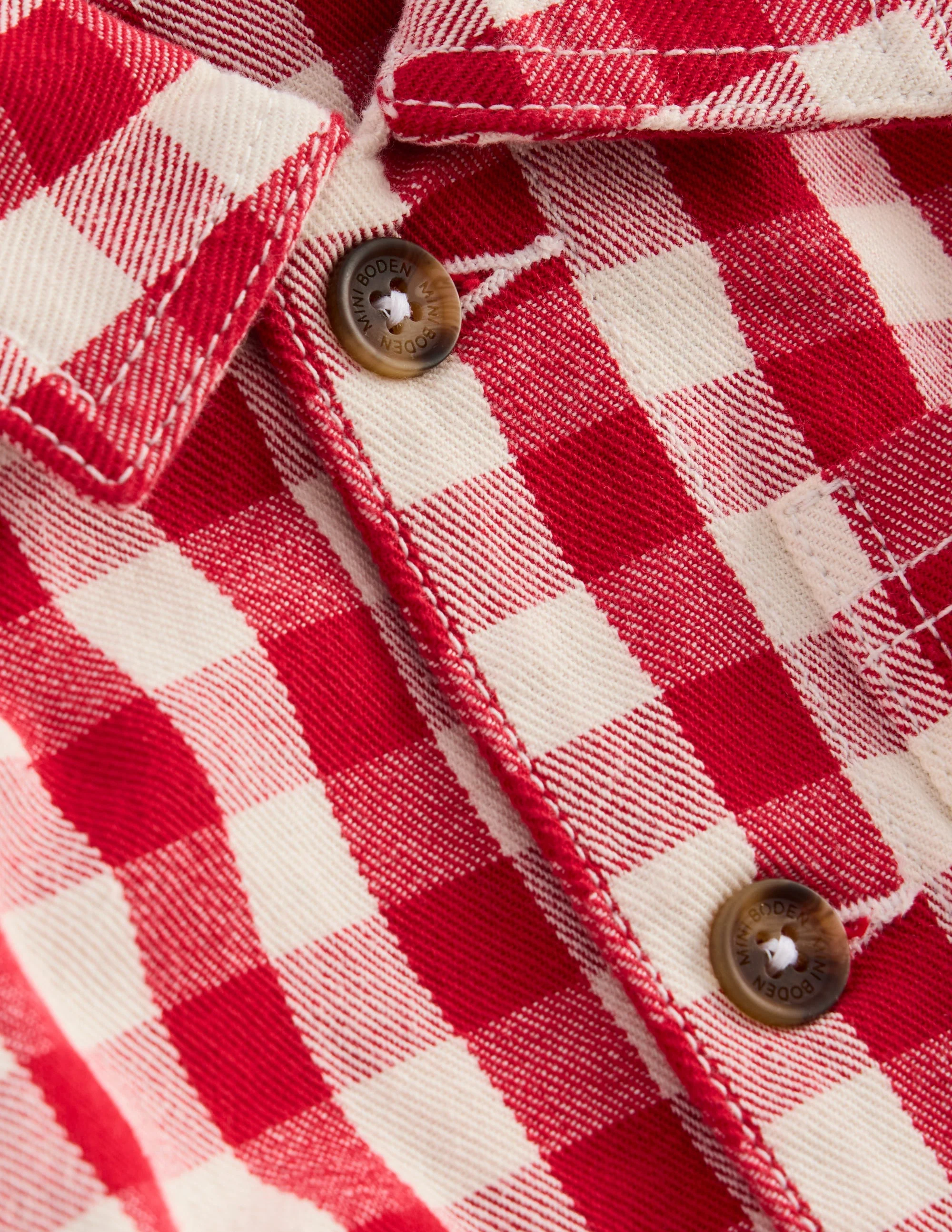 Twill Jacket-Red Gingham - Image 4
