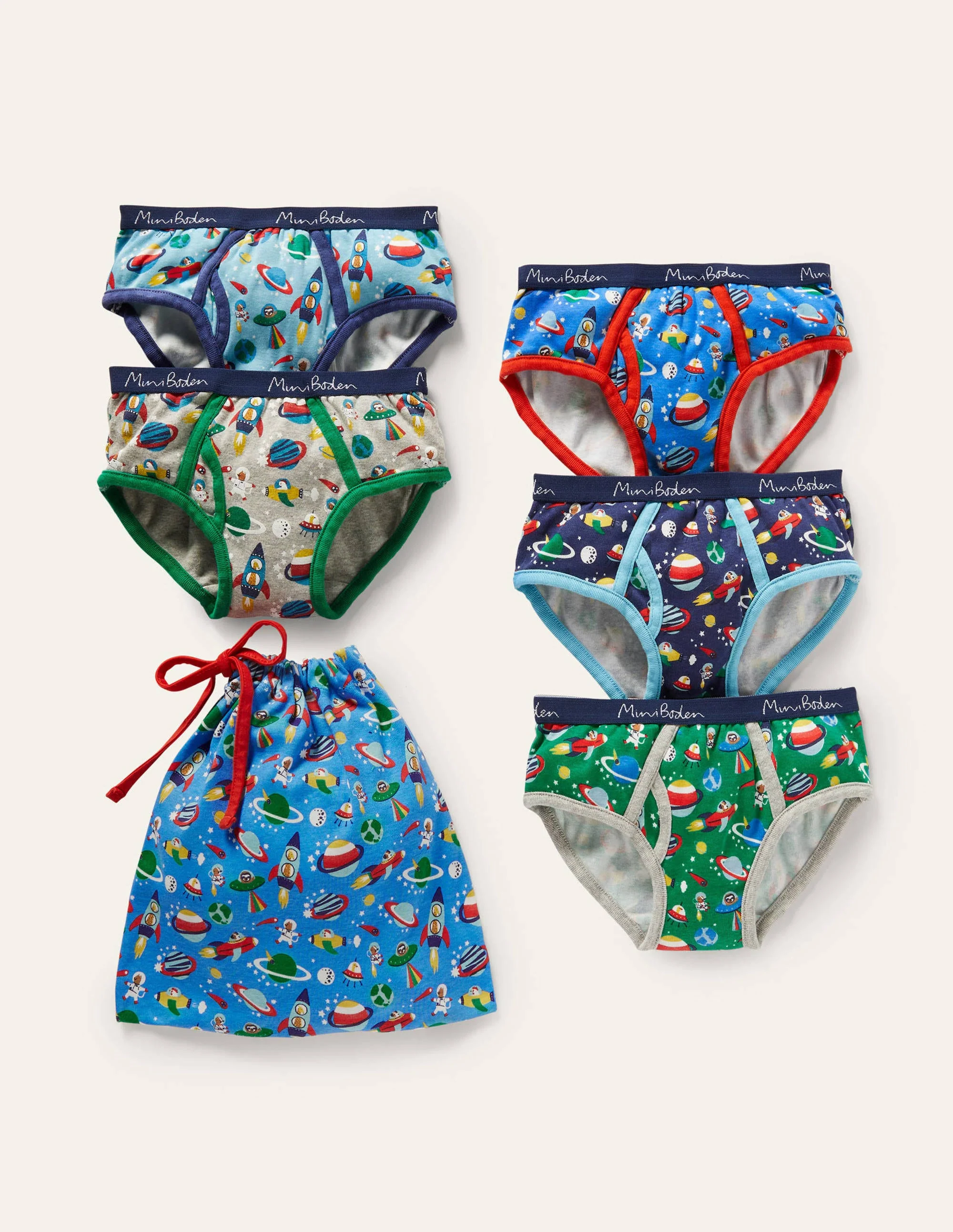 Underwear 5 Pack-Multi Space