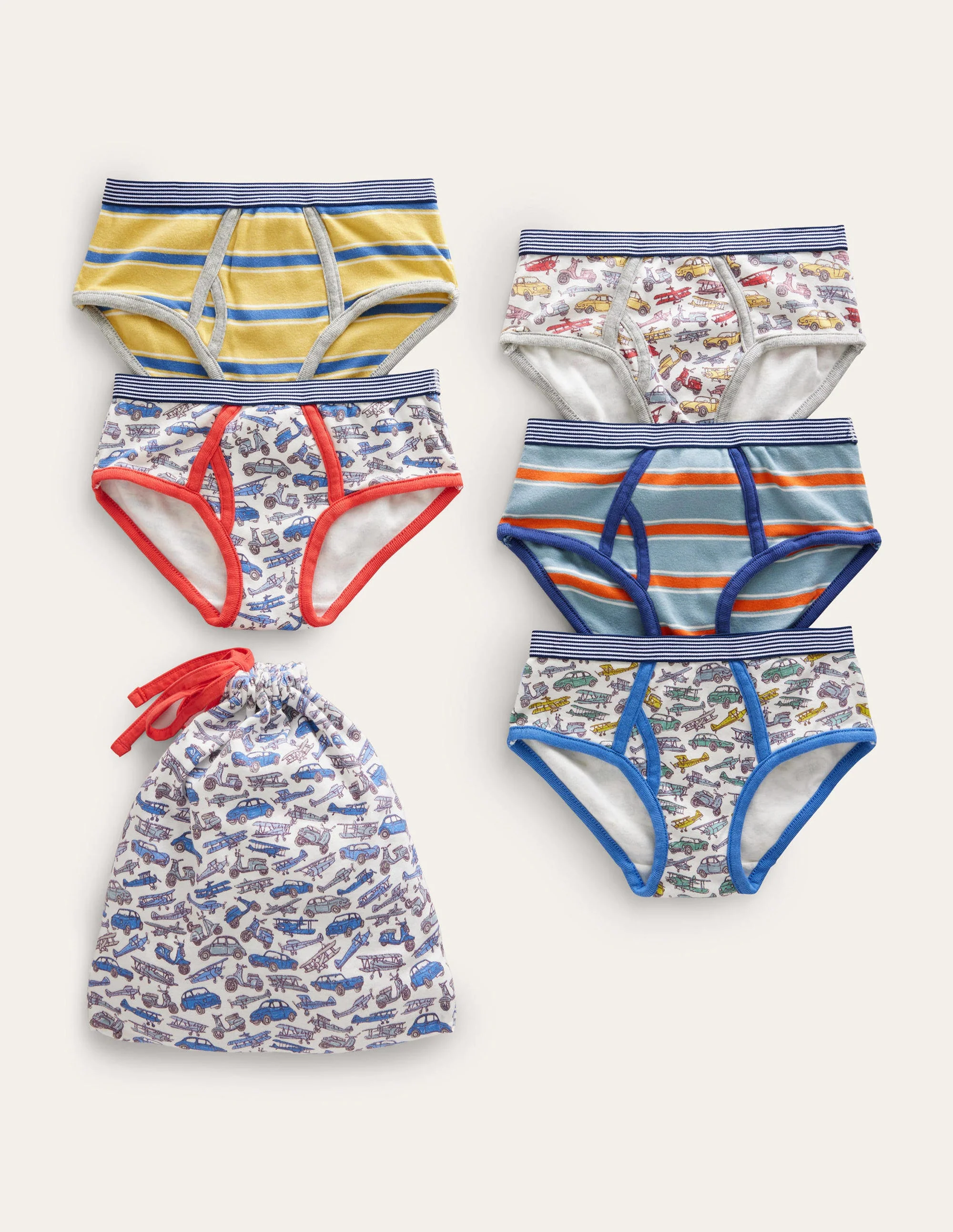 Underwear 5 Pack-vehicles