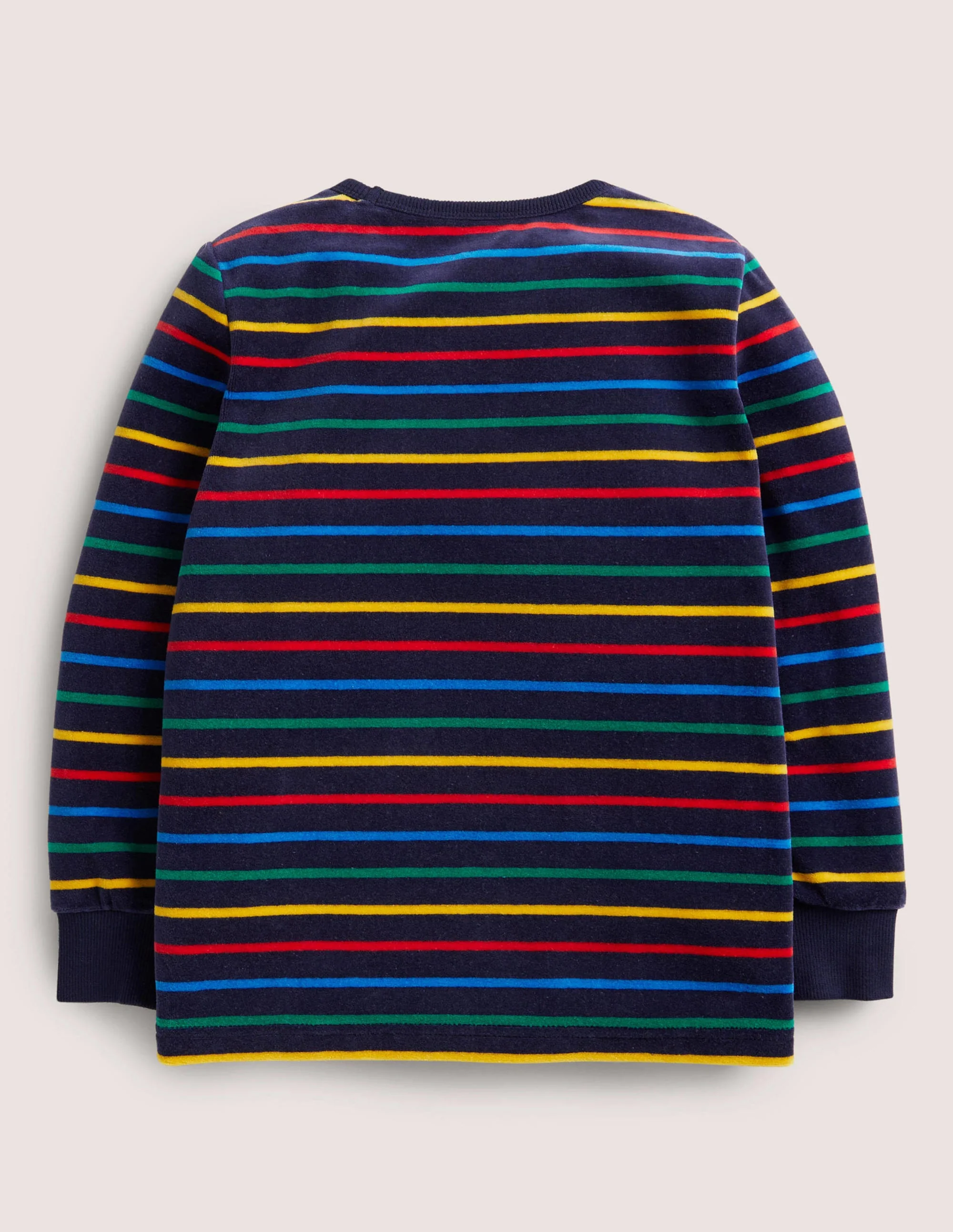 Velour T-shirt-Starboard Rainbow Stripe - Image 2