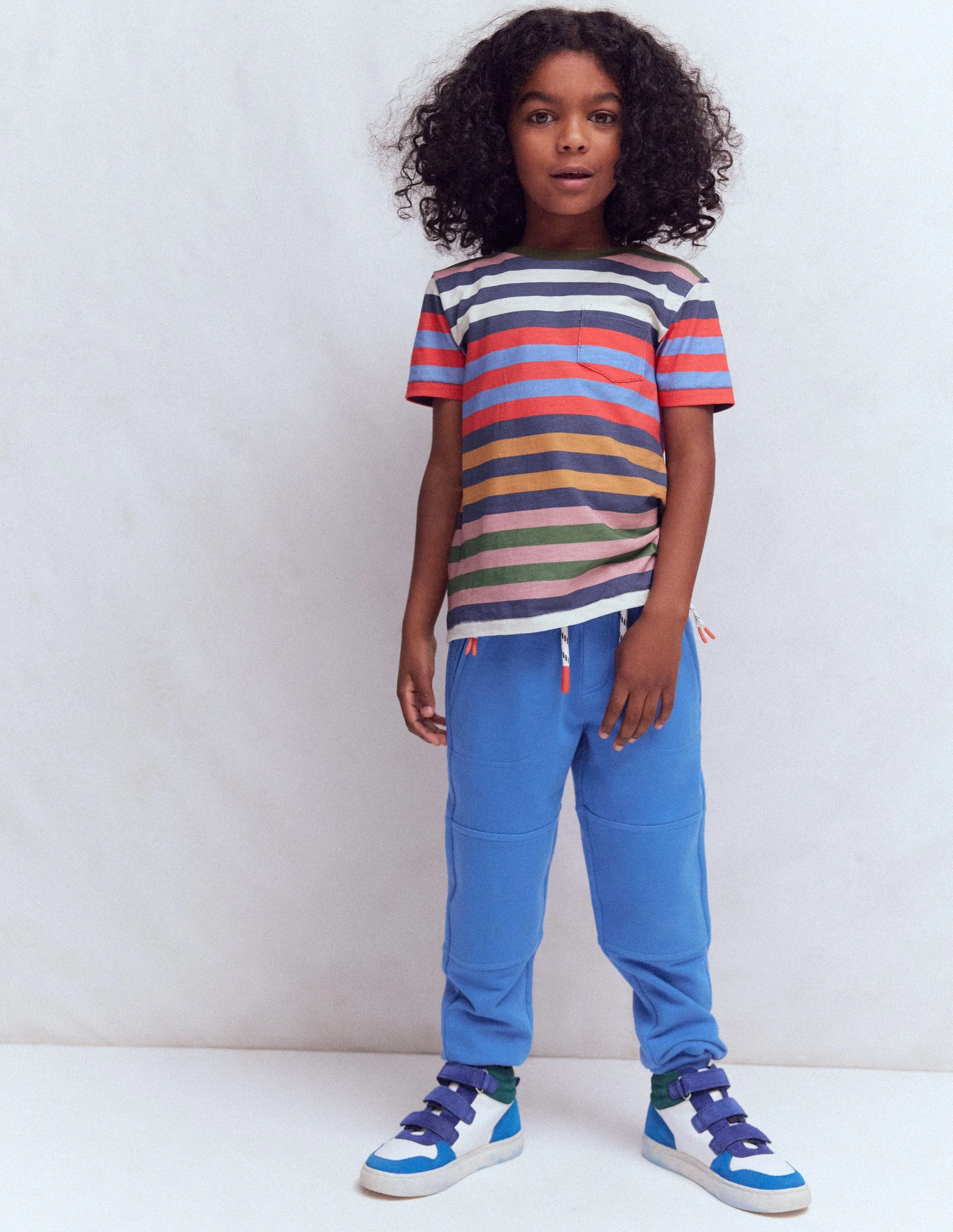 Warrior Knee Joggers-Cabana Blue