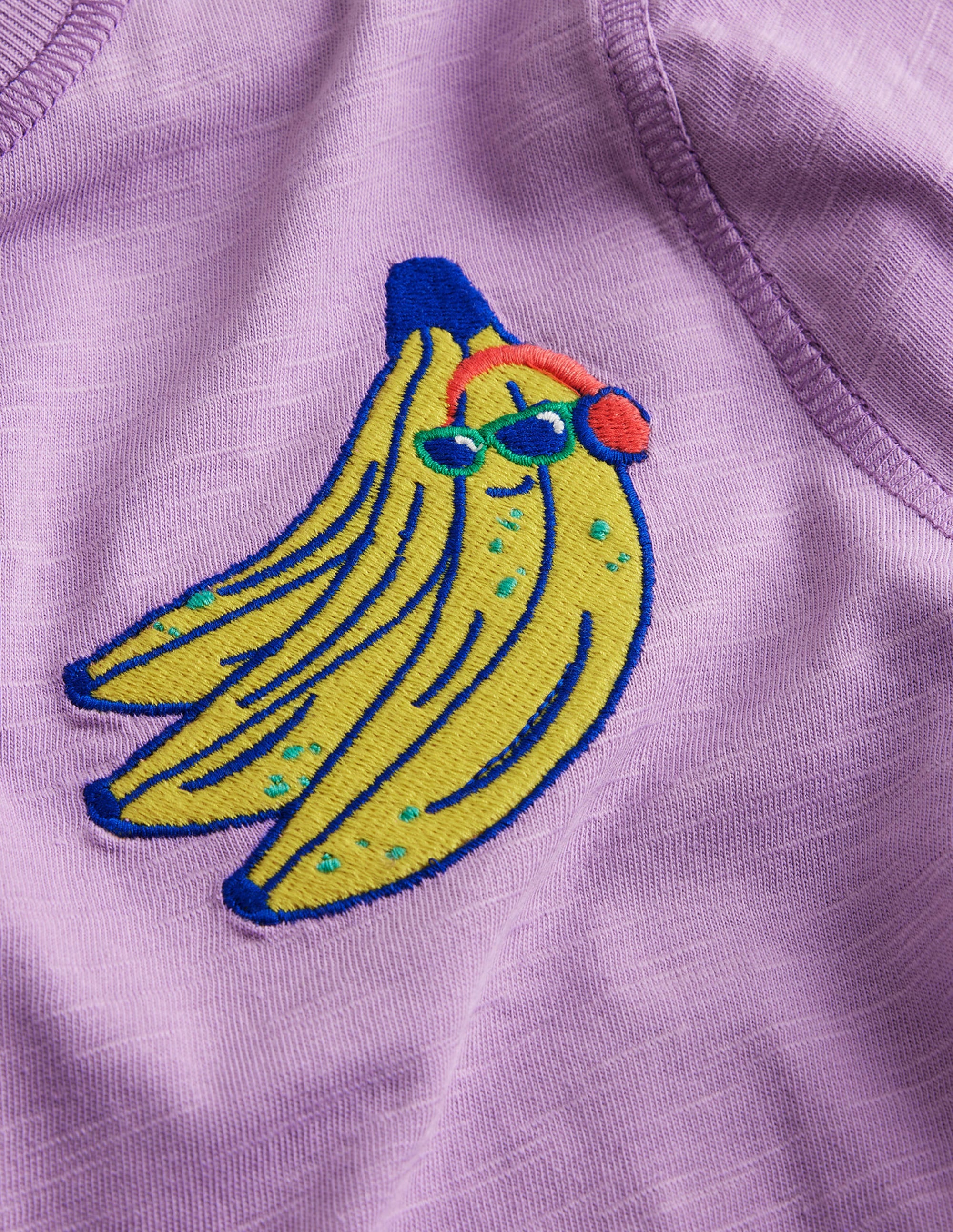 Washed Superstitch T-shirt-Lupin Purple Bananas - Image 3