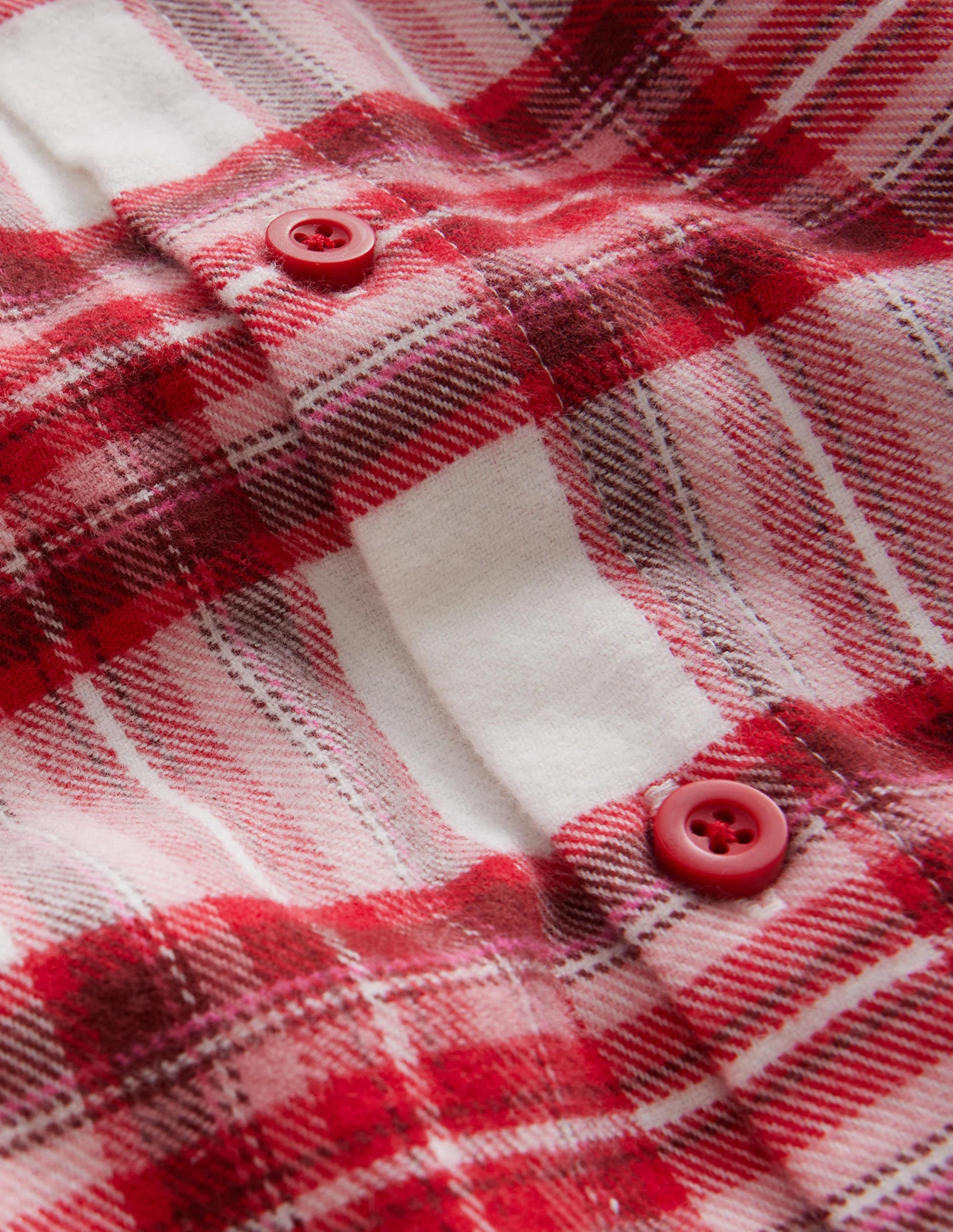 Woven Pajamas Set-Pink Check - Image 3