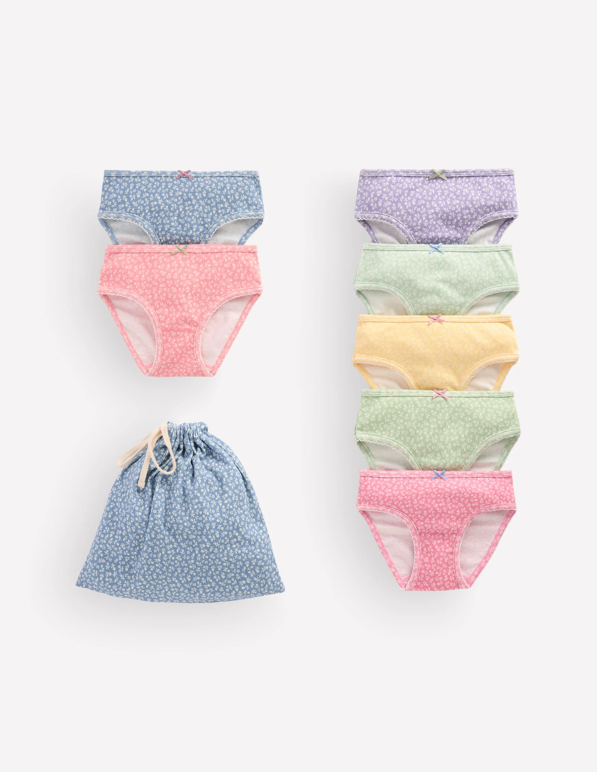 7-Pack Underwear-Floral Spring
