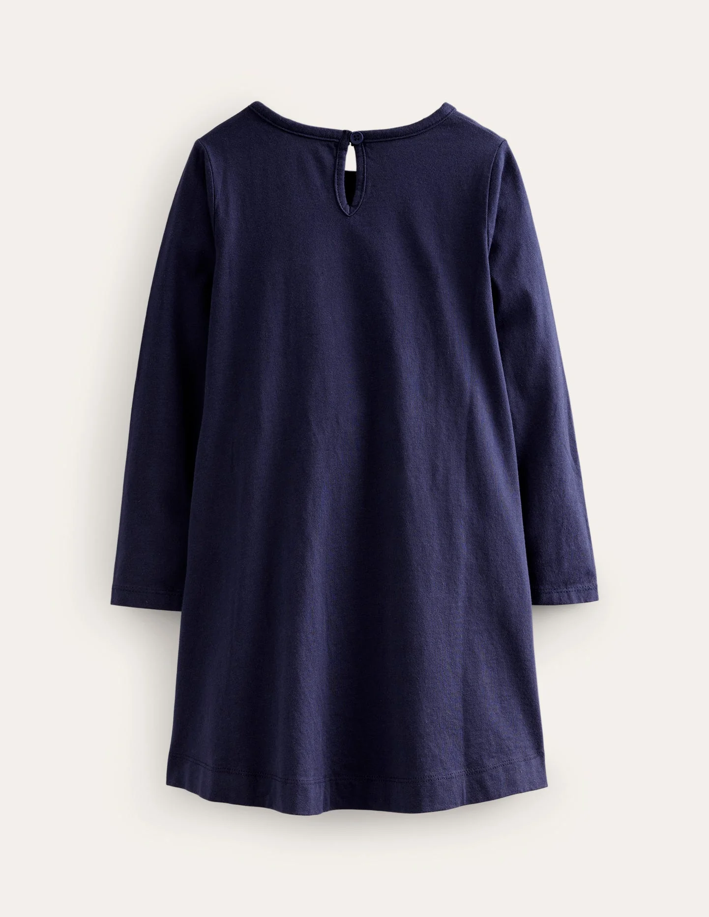 Advent Calendar Appliqué Dress-French Navy - Image 2