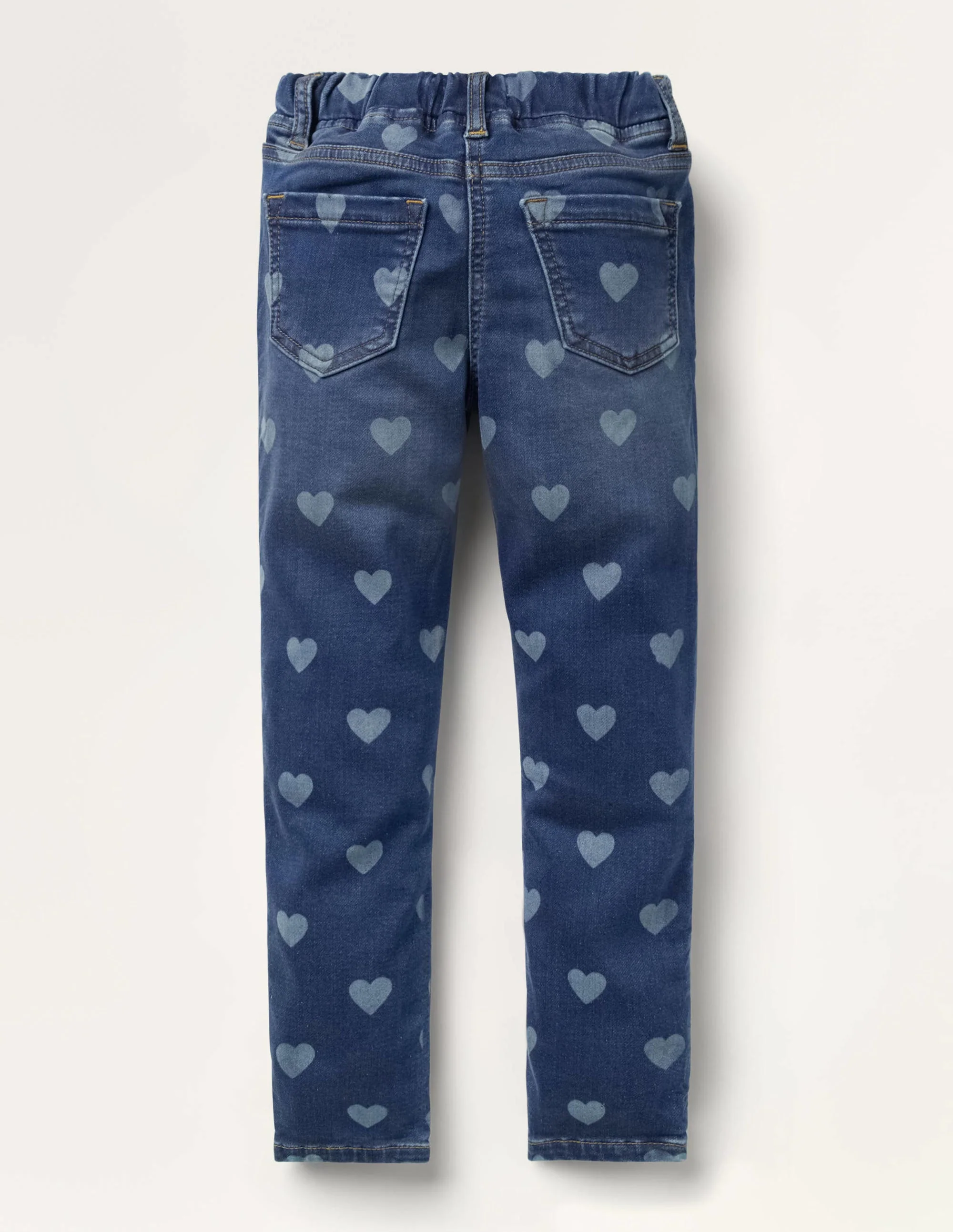 Adventure-flex Denim Leggings-Mid Vintage Heart - Image 2
