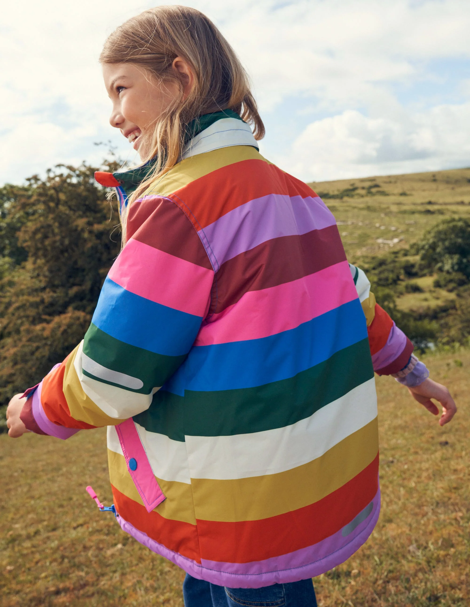 All-weather Waterproof Jacket-Multi Stripe - Image 6