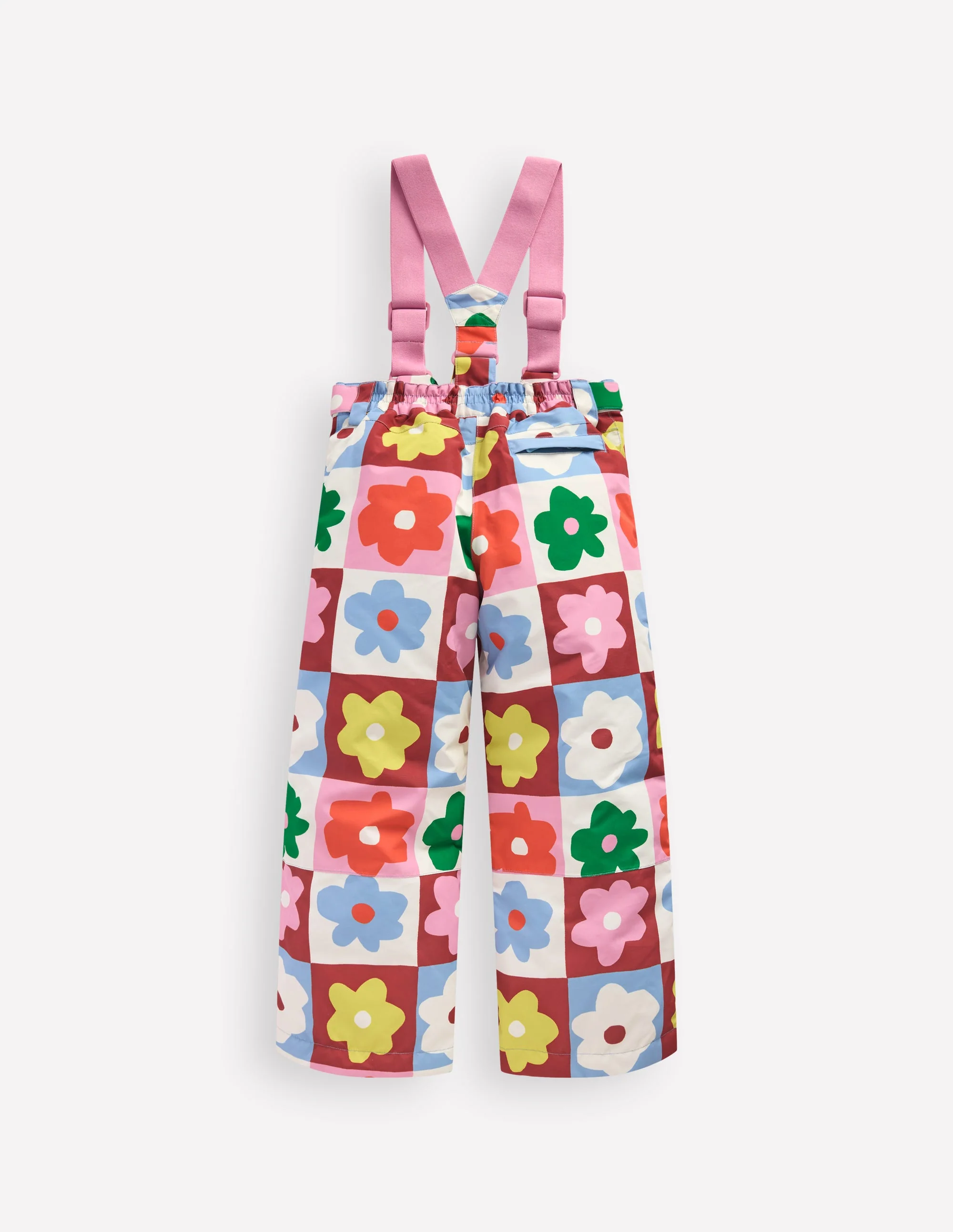 All Weather Waterproof Pants-Multi Flower Check - Image 2