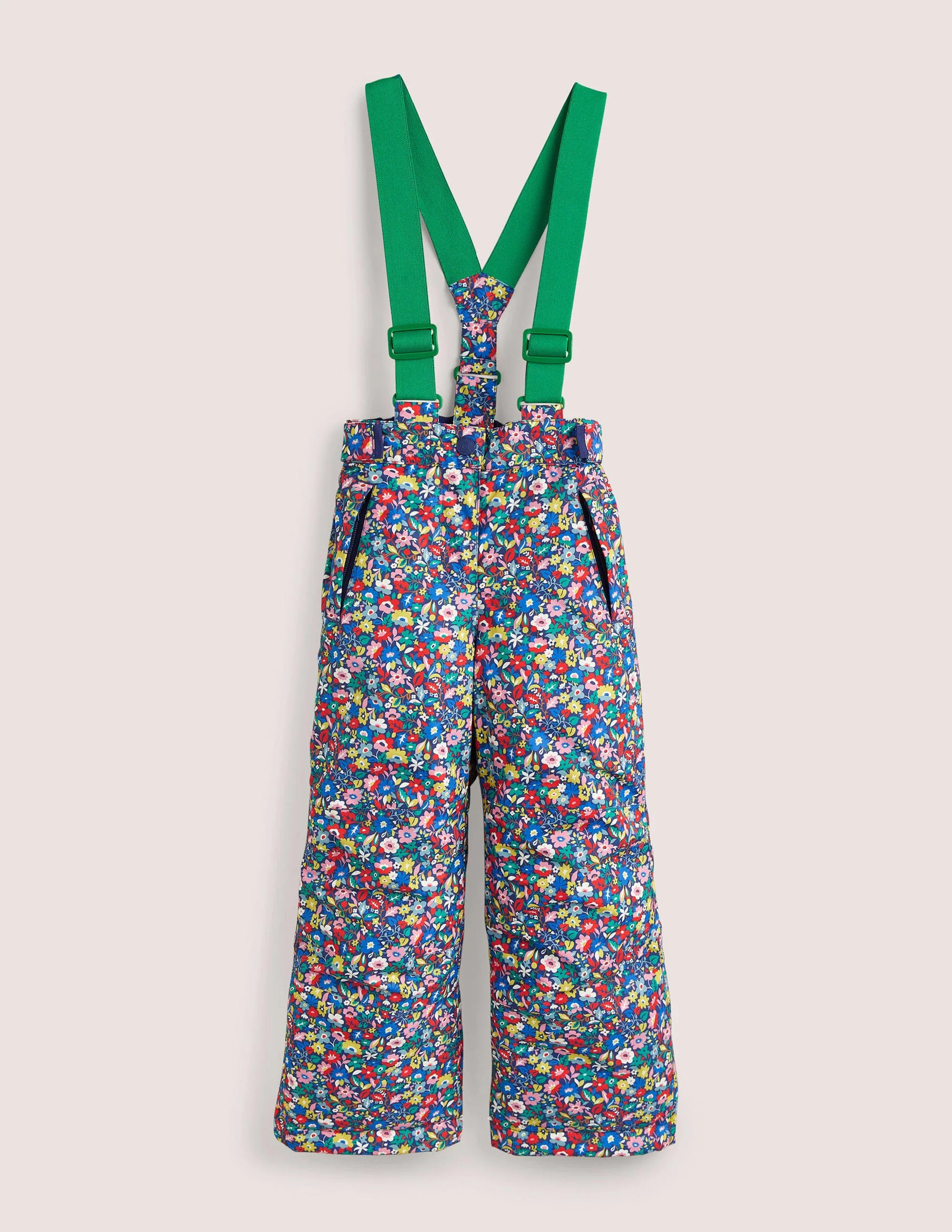 All-weather Waterproof Pants-Multi Patchwork Floral
