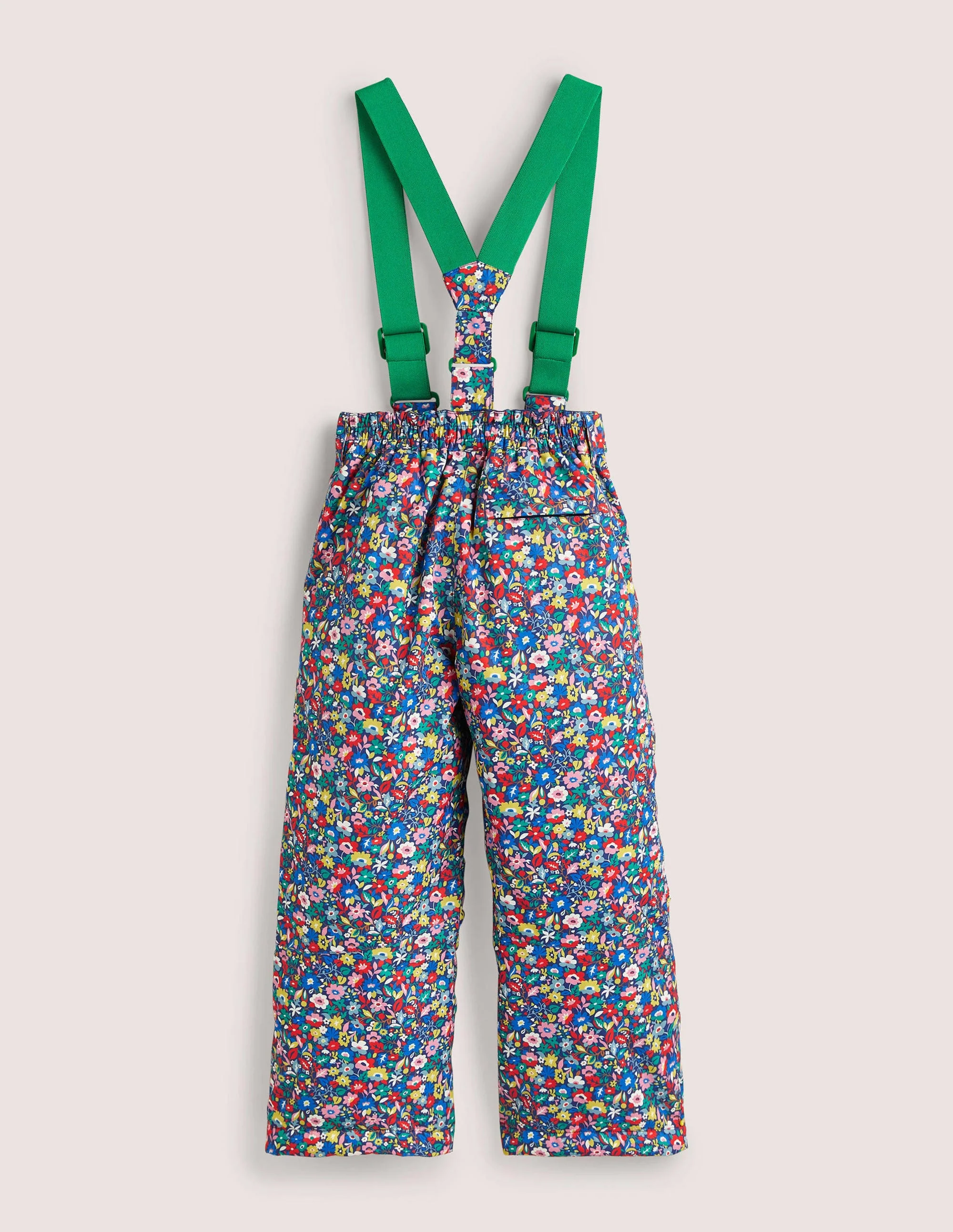 All-weather Waterproof Pants-Multi Patchwork Floral - Image 2