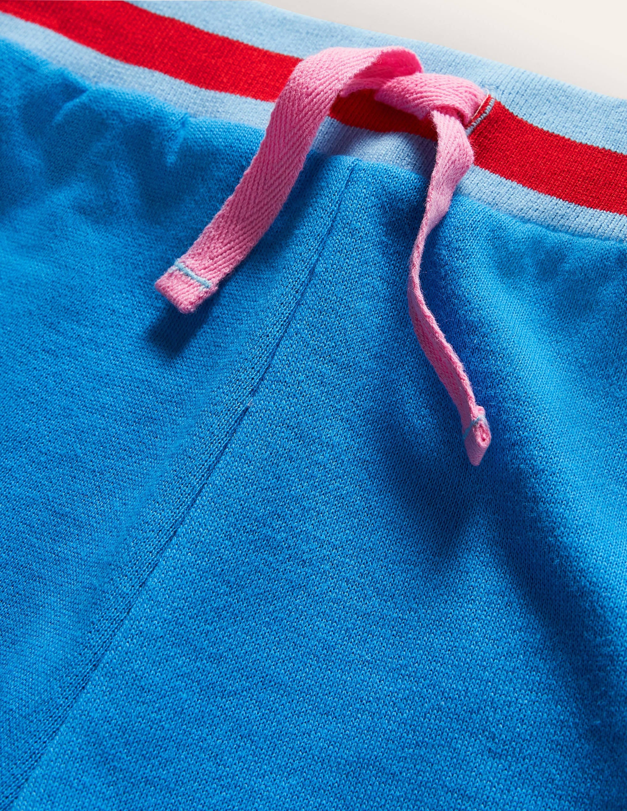 Appliqué Jersey Shorts-Moroccan Blue Rainbow - Image 3