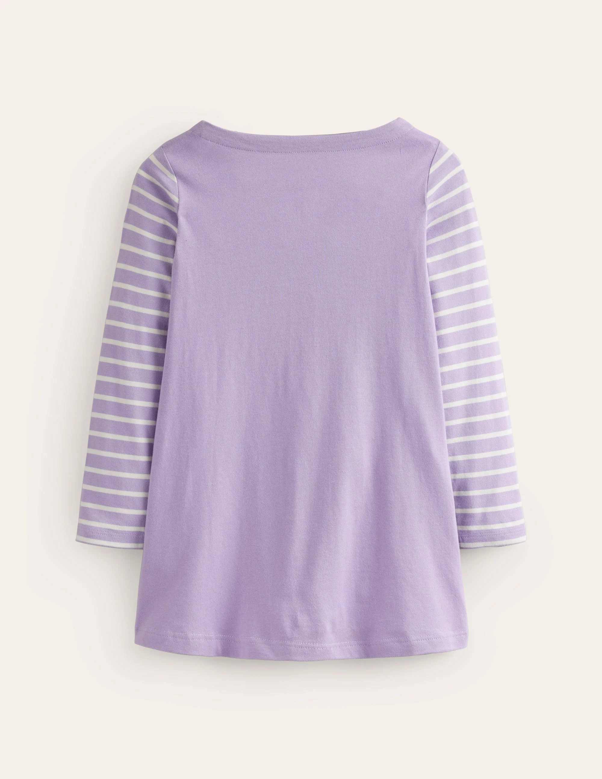 Appliqué Jersey Tunic-Pansy Purple - Image 2