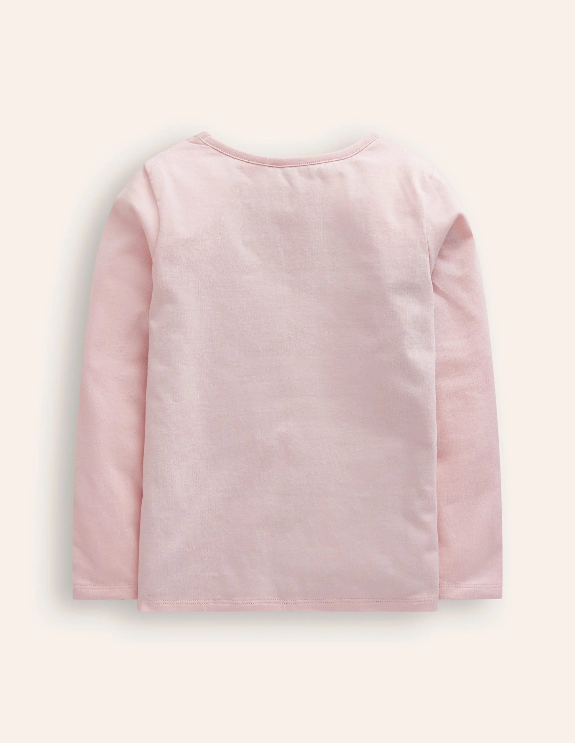 Appliqué Long Sleeve Top-Chalk Pink Cakes - Image 2