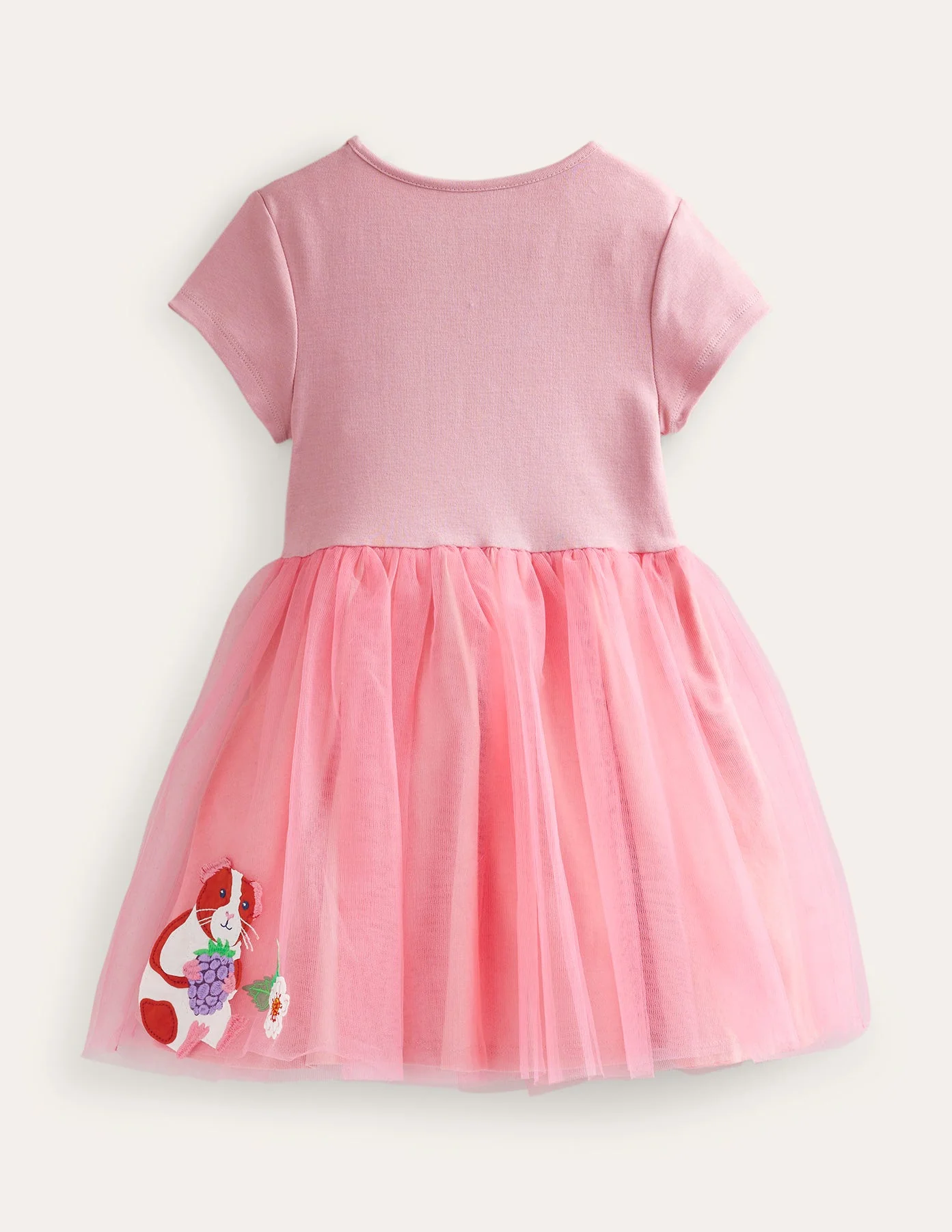 Applique Tulle Ballet Dress-Almond Pink - Image 2