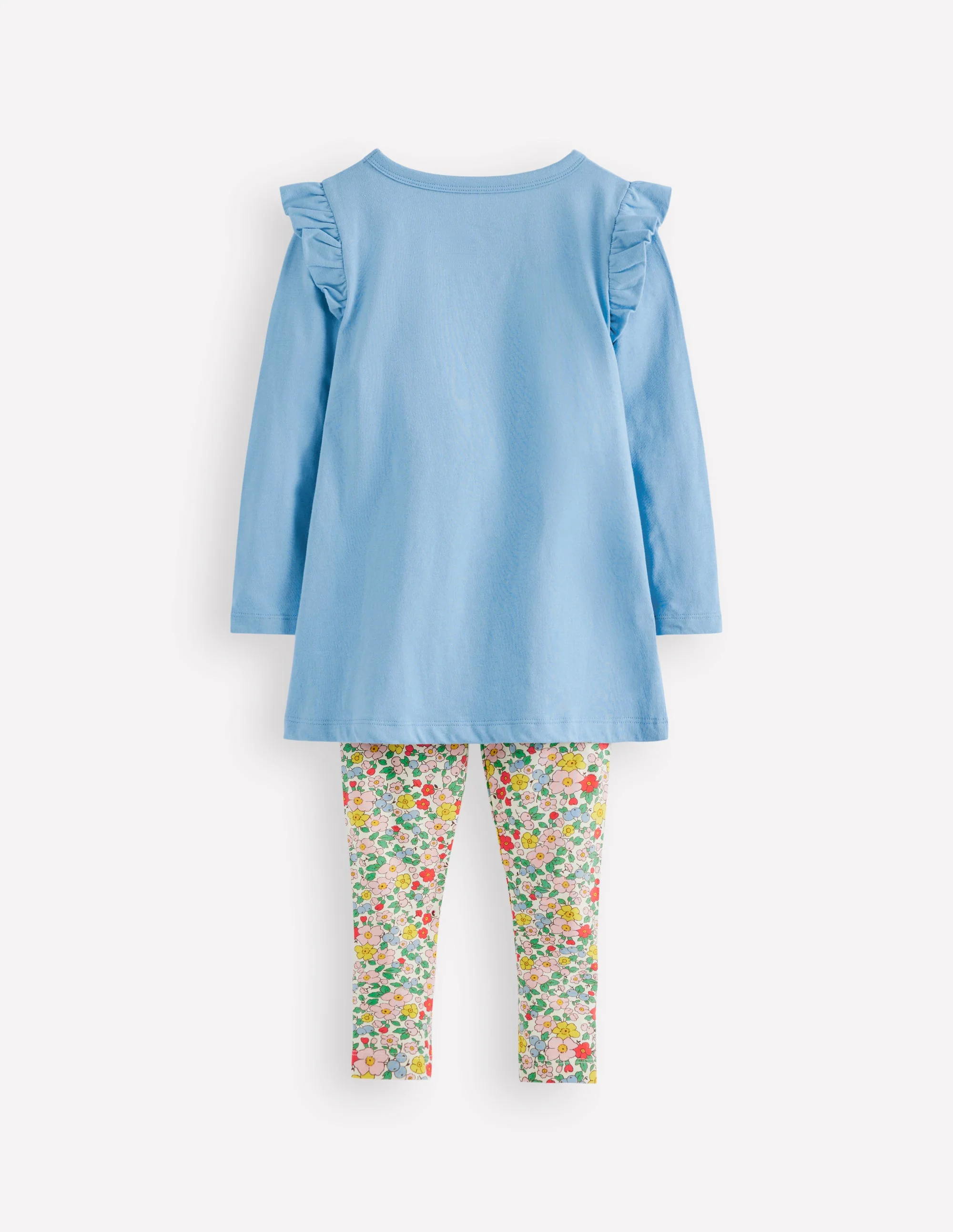 Appliqué Tunic and Legging Set-Glacier Blue Bunnies - Image 2