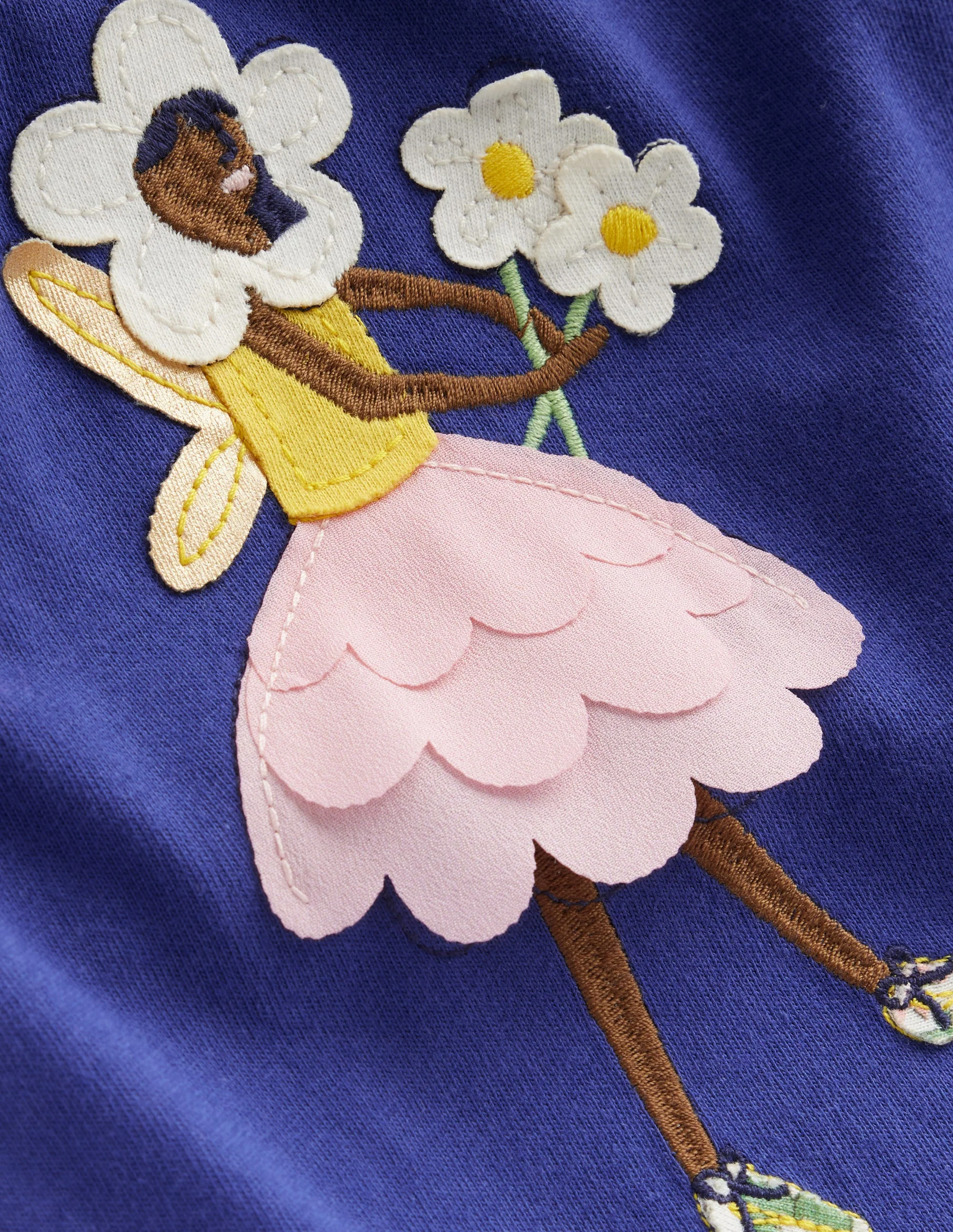 Appliqué Tunic and Legging Set-Starboard Blue Fairies - Image 2