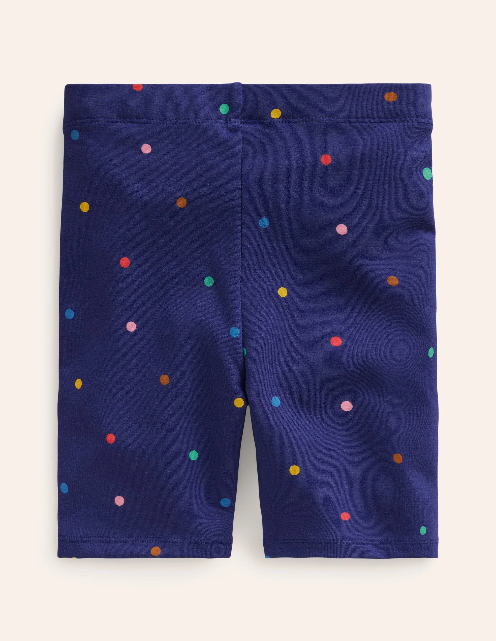 Biker Shorts-Starboard Blue Confetti Spot - Image 2