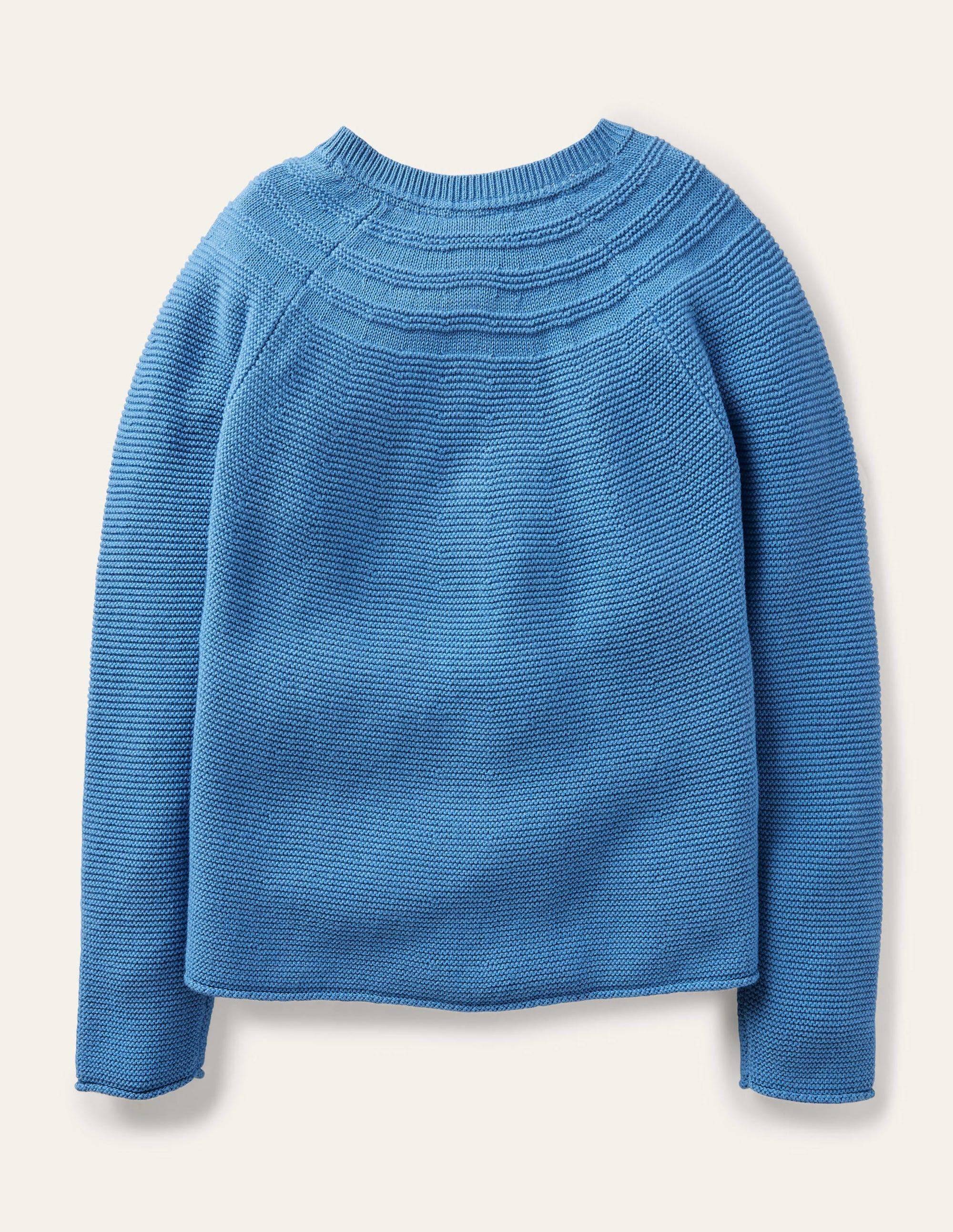 Blue Cashmere Blend Cardigan-Elizabethan Blue - Image 2
