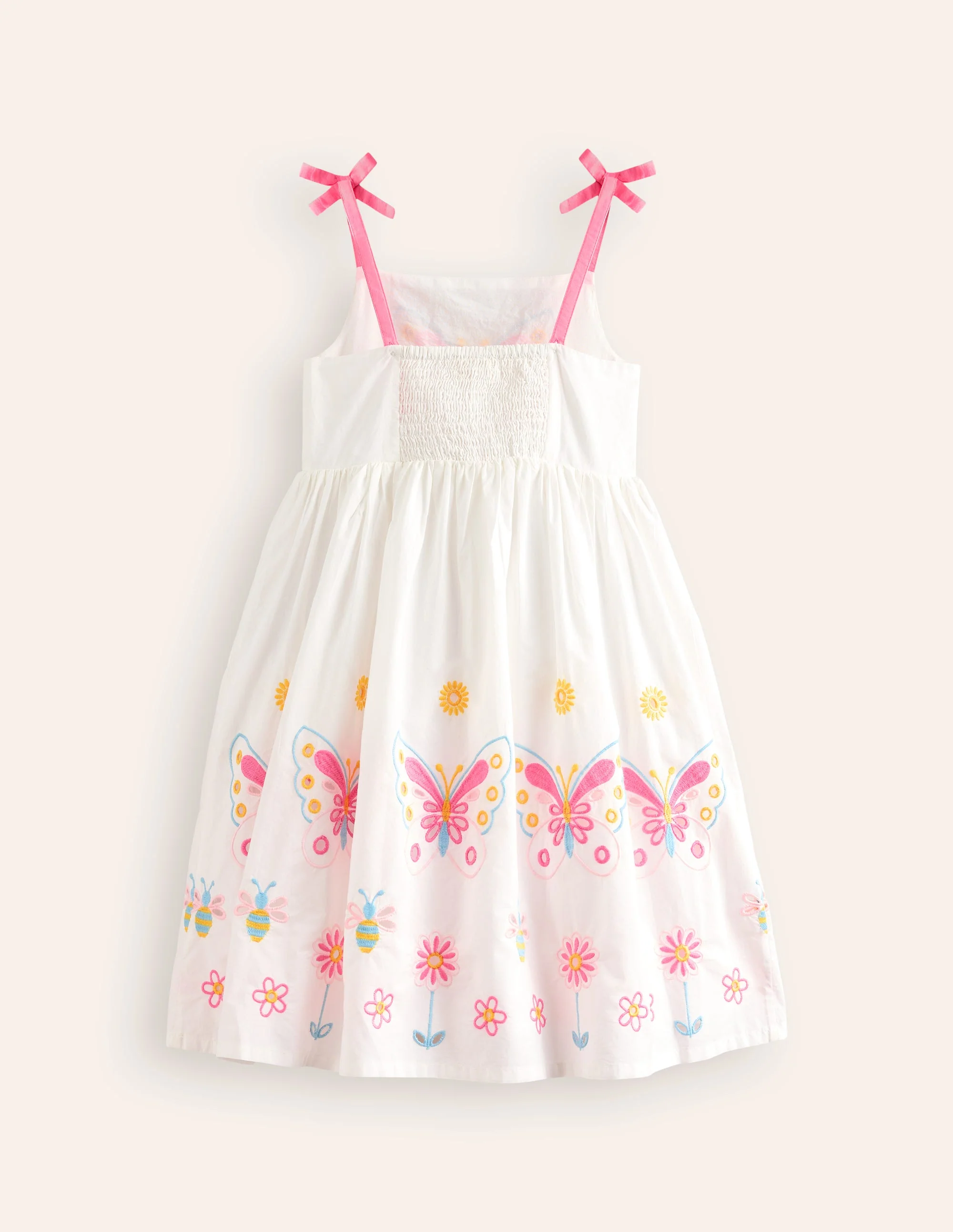 Broderie Butterflies Dress-Vanilla Pod Ivory - Image 2