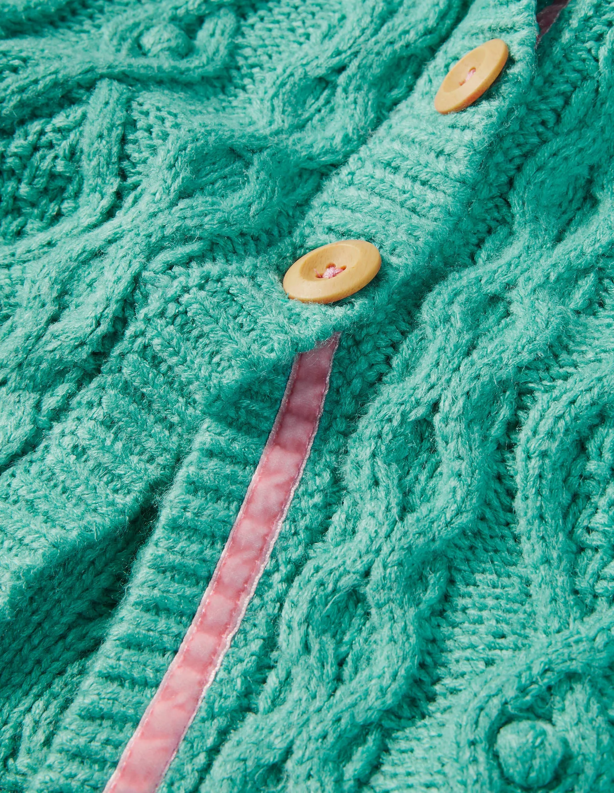 Cable Cardigan-Brook Blue - Image 3