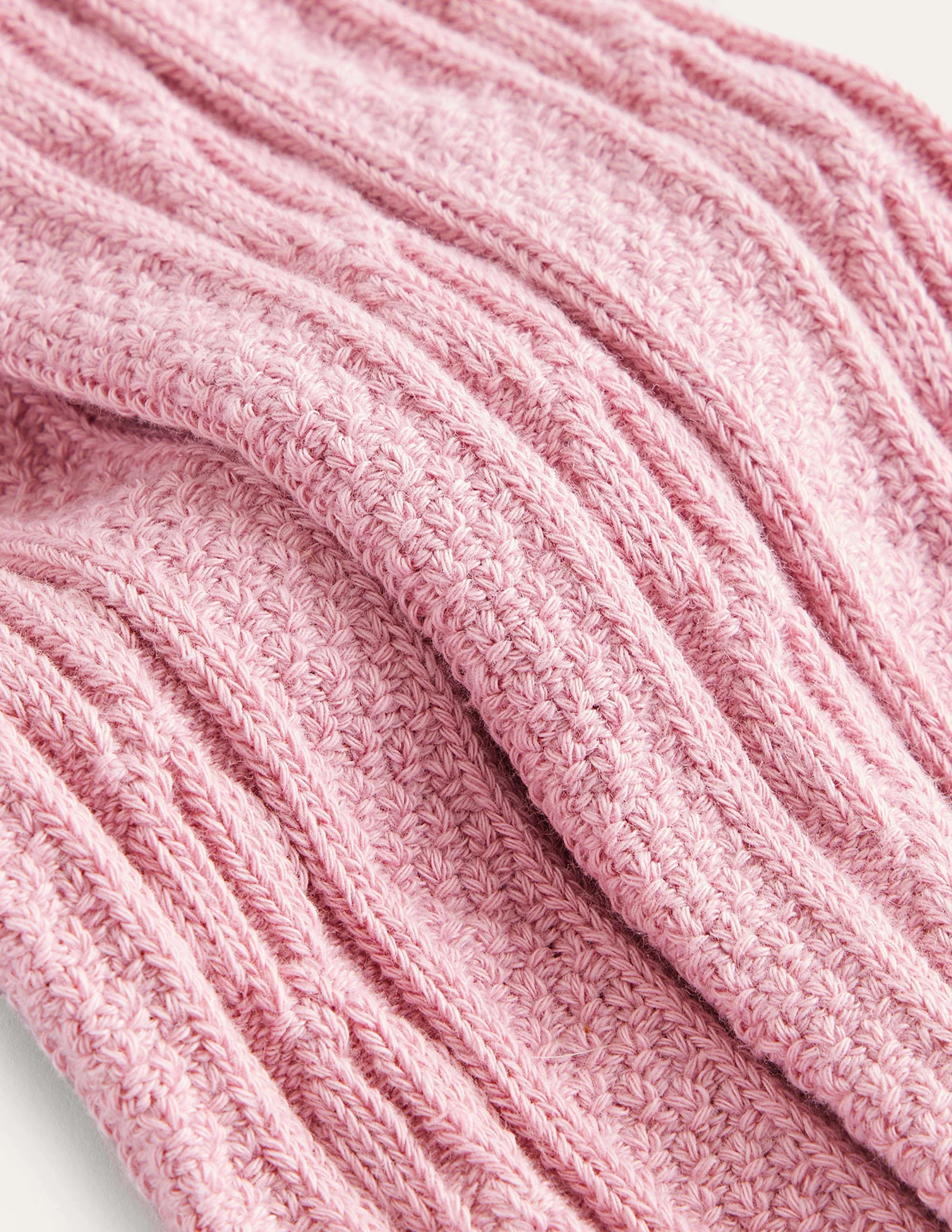 Cable Footless Tights-Vintage Pink - Image 3