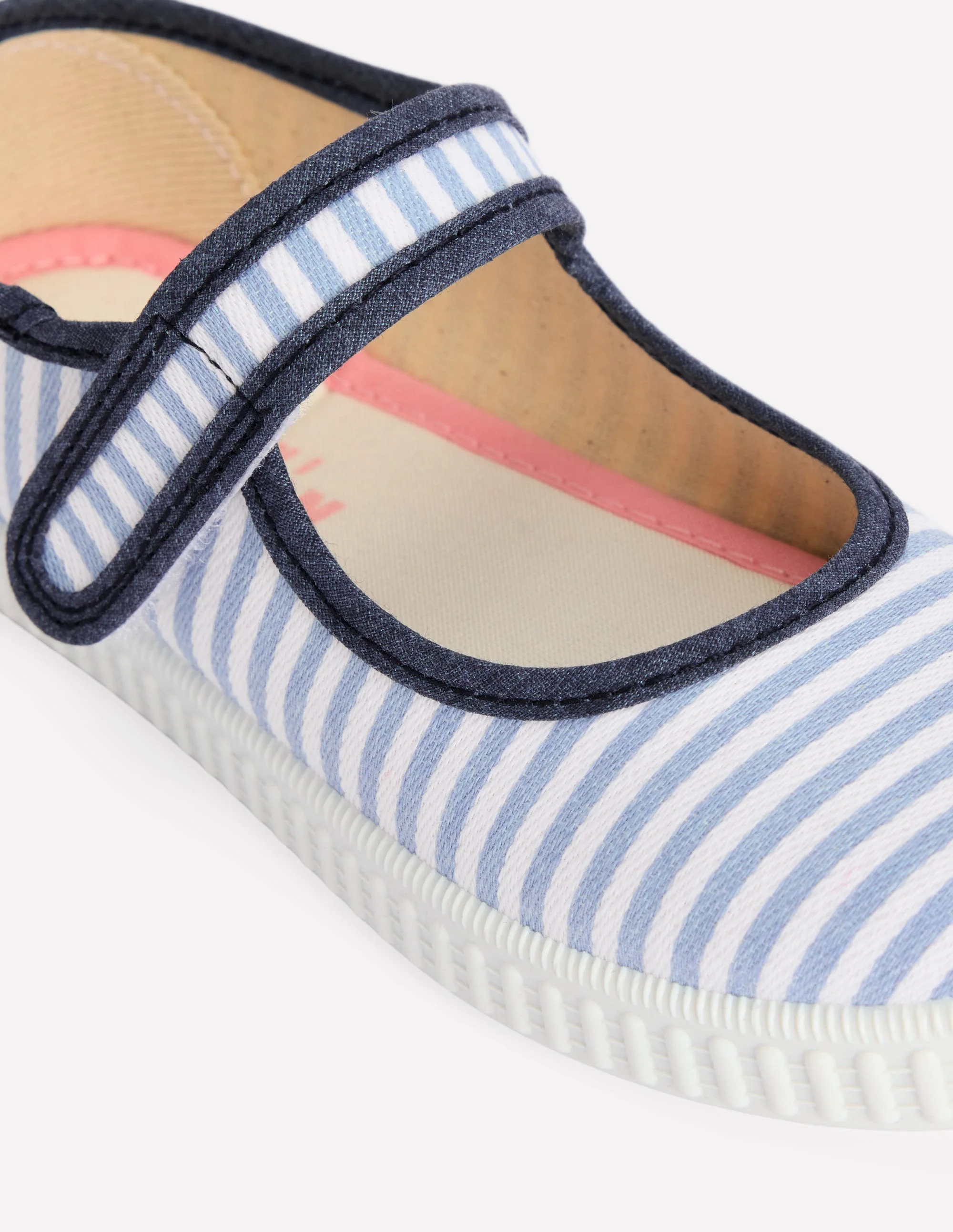 Canvas Mary Janes-Stripe - Image 3