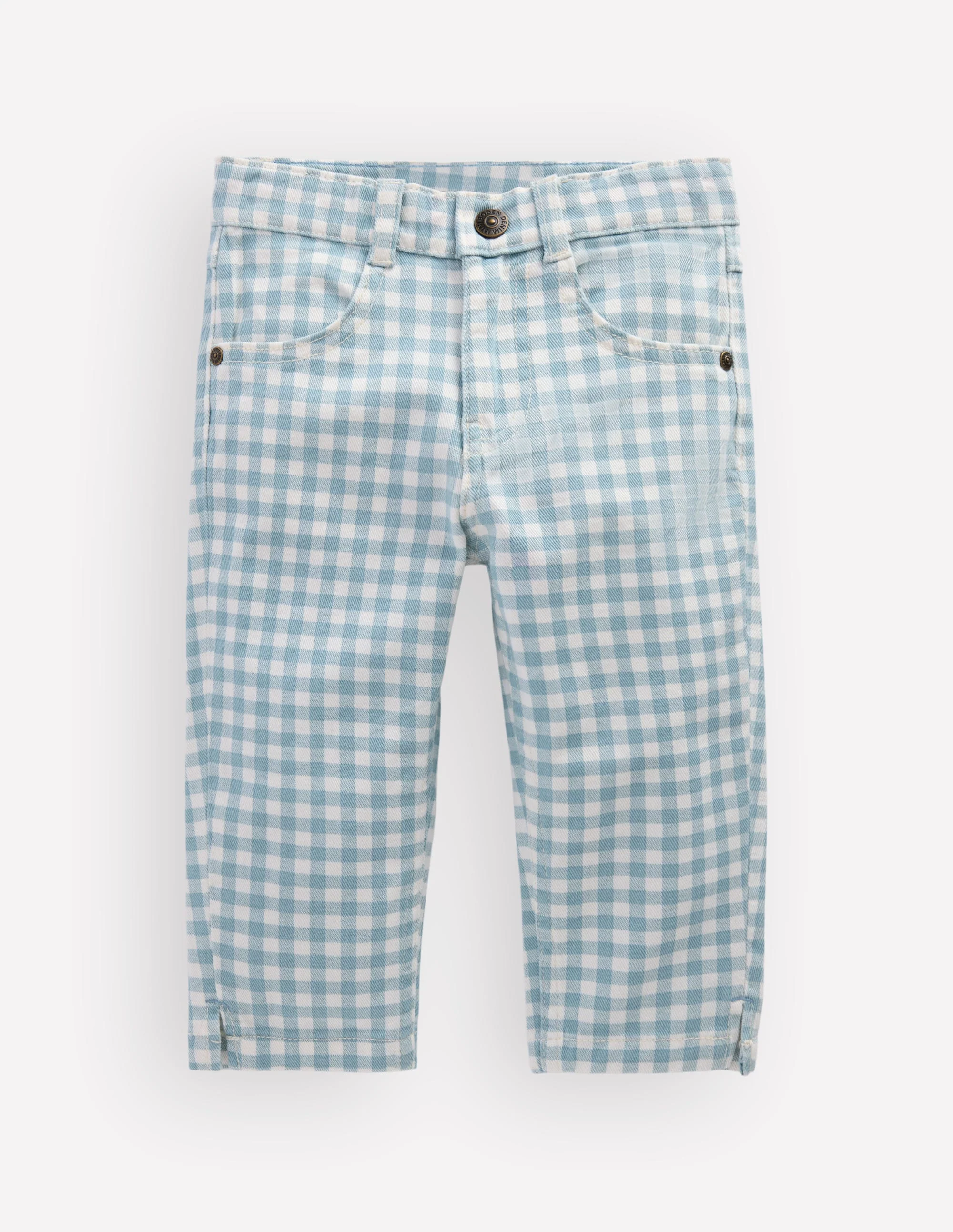 Capri Pants-Blue Gingham - Image 4