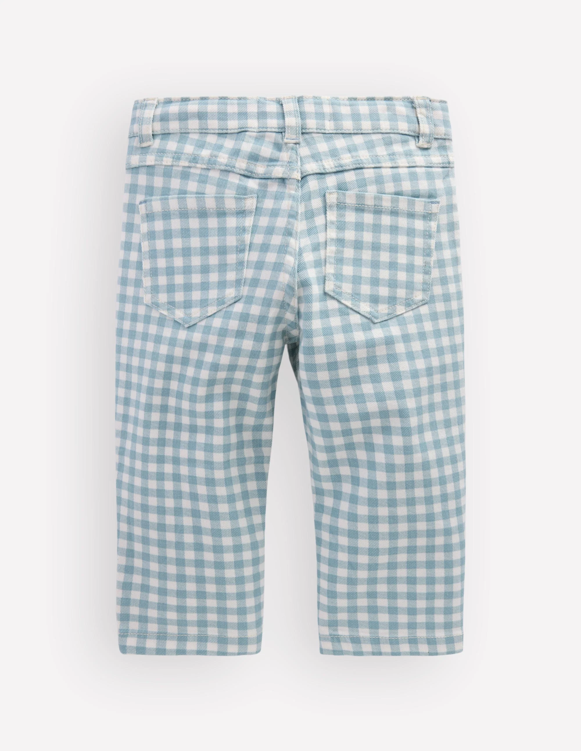 Capri Pants-Blue Gingham - Image 5