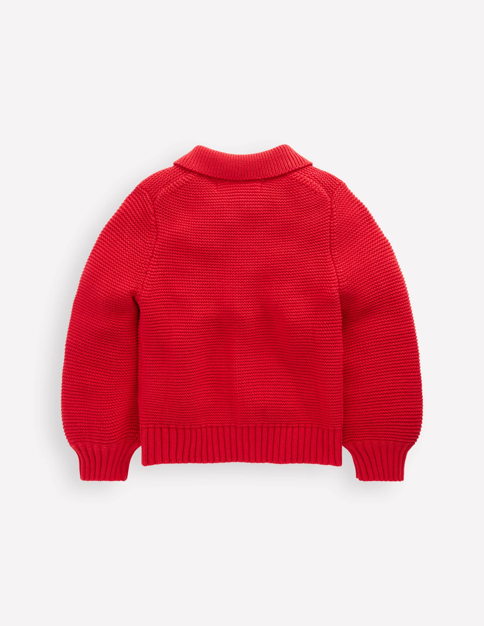 Collared Cardigan-Rockabilly Red - Image 6