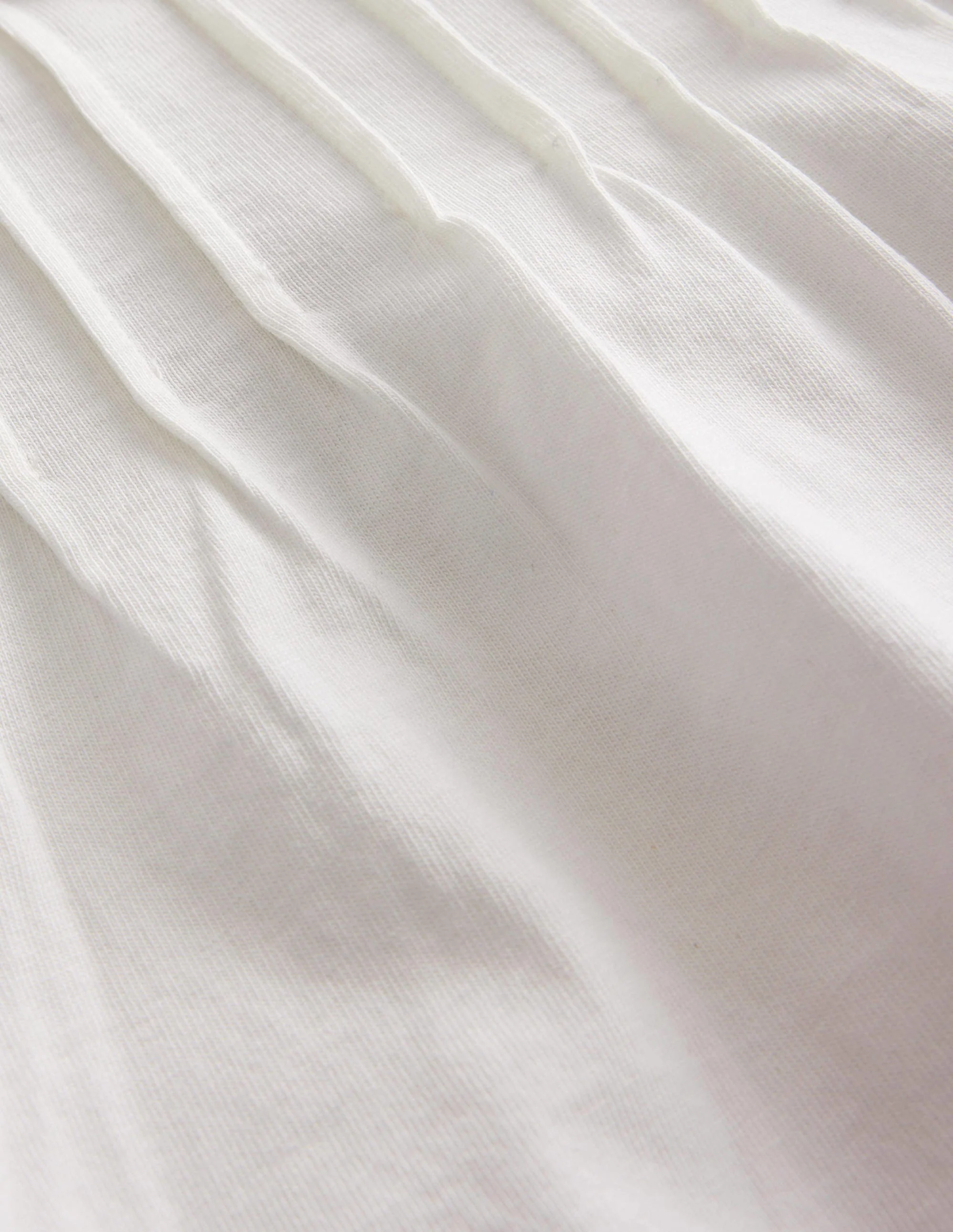 Collared Jersey Top-Ivory - Image 3