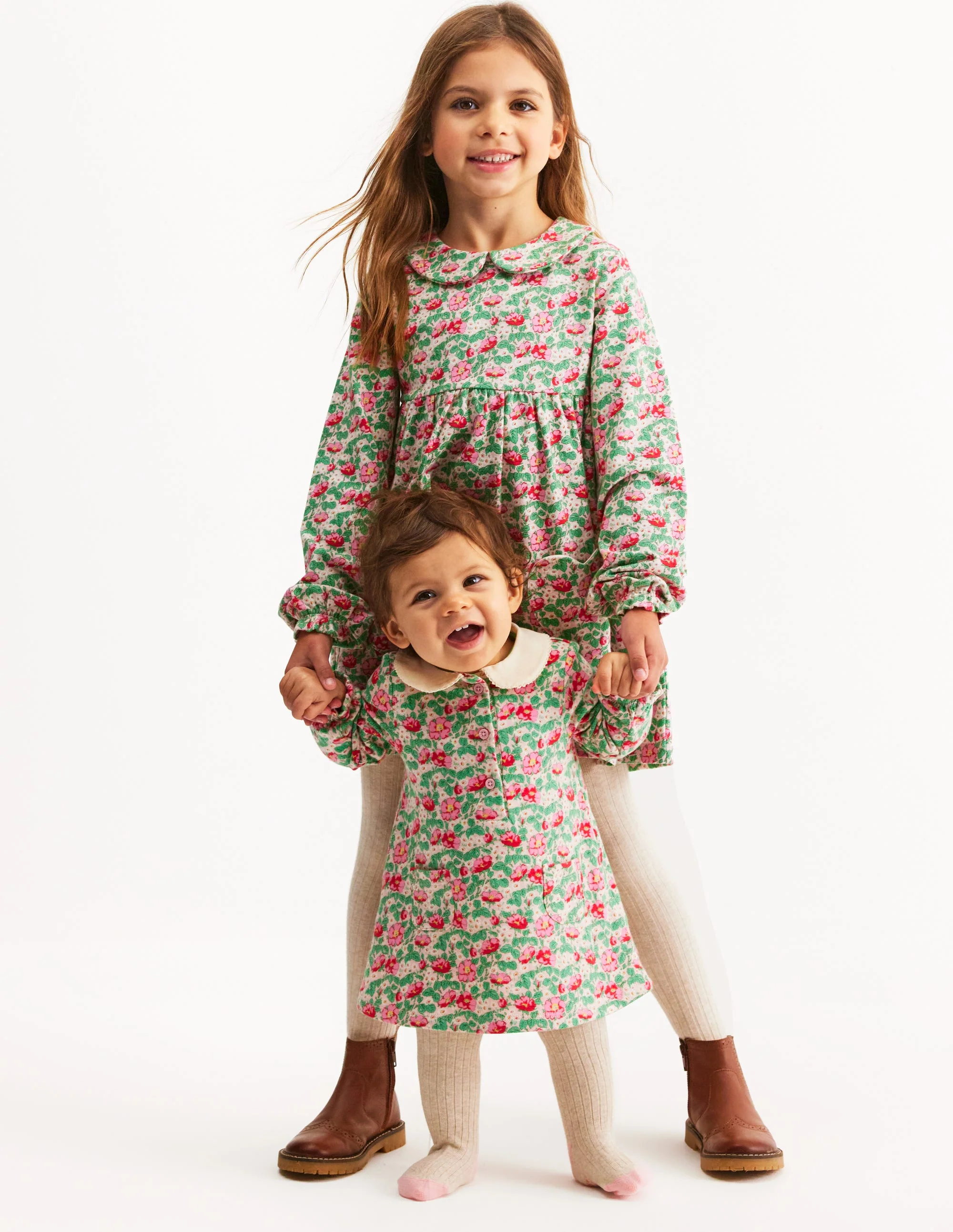 Collared Tunic-Chalk Pink Wild Rose - Image 4