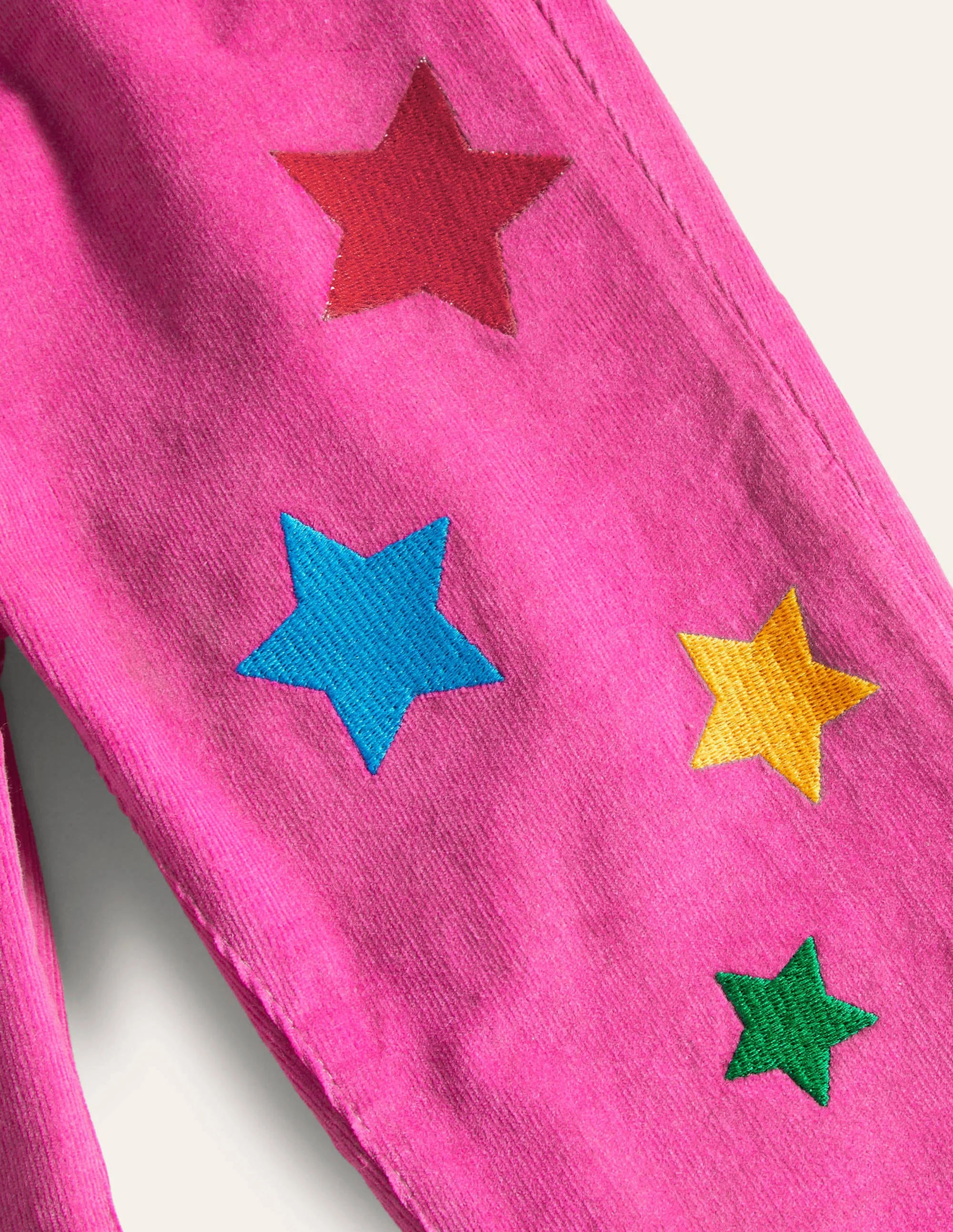 Cord Appliqué Leggings-Tickled Pink - Image 3