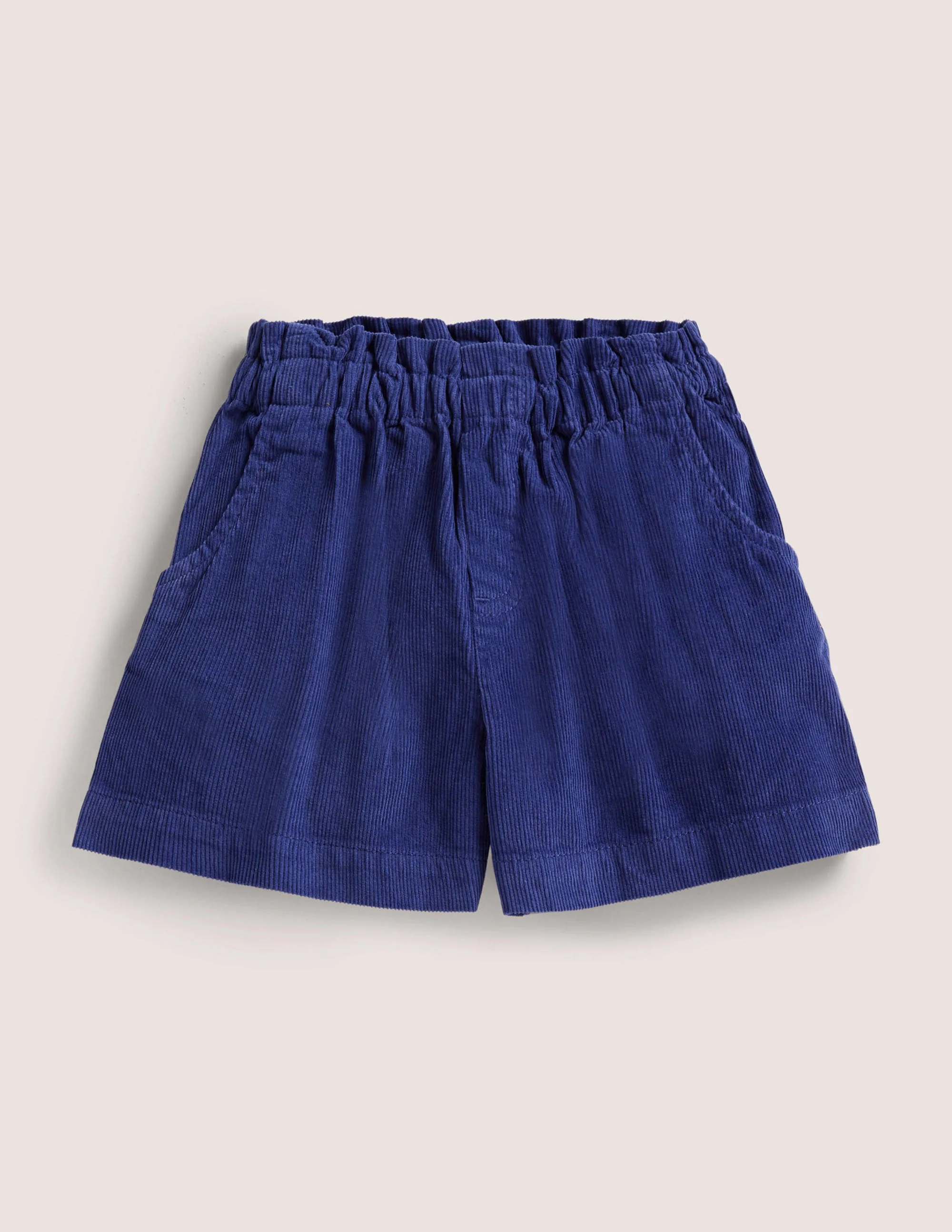 Cord Culottes-Starboard Blue