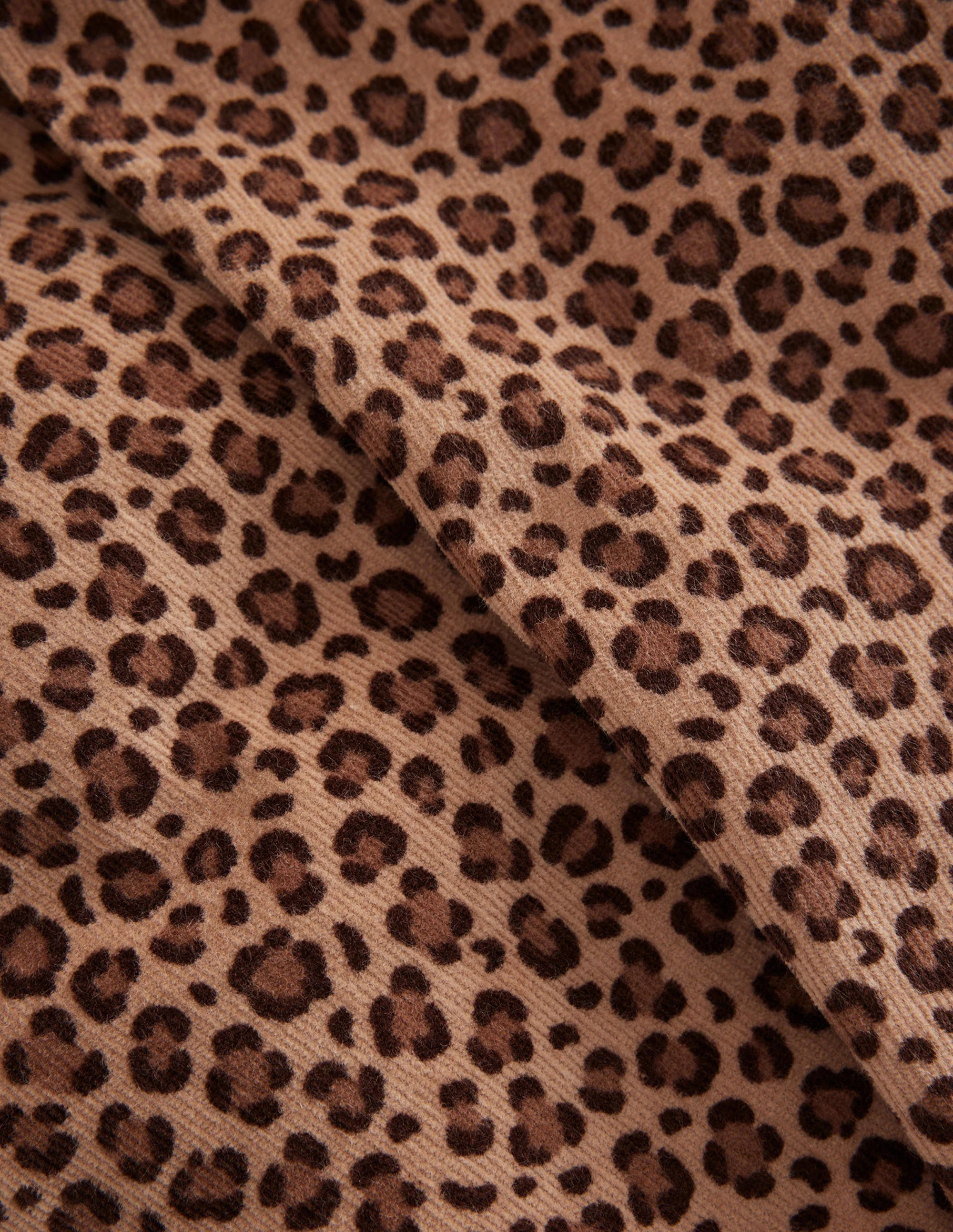 Cord Leggings-Leopard Print - Image 3