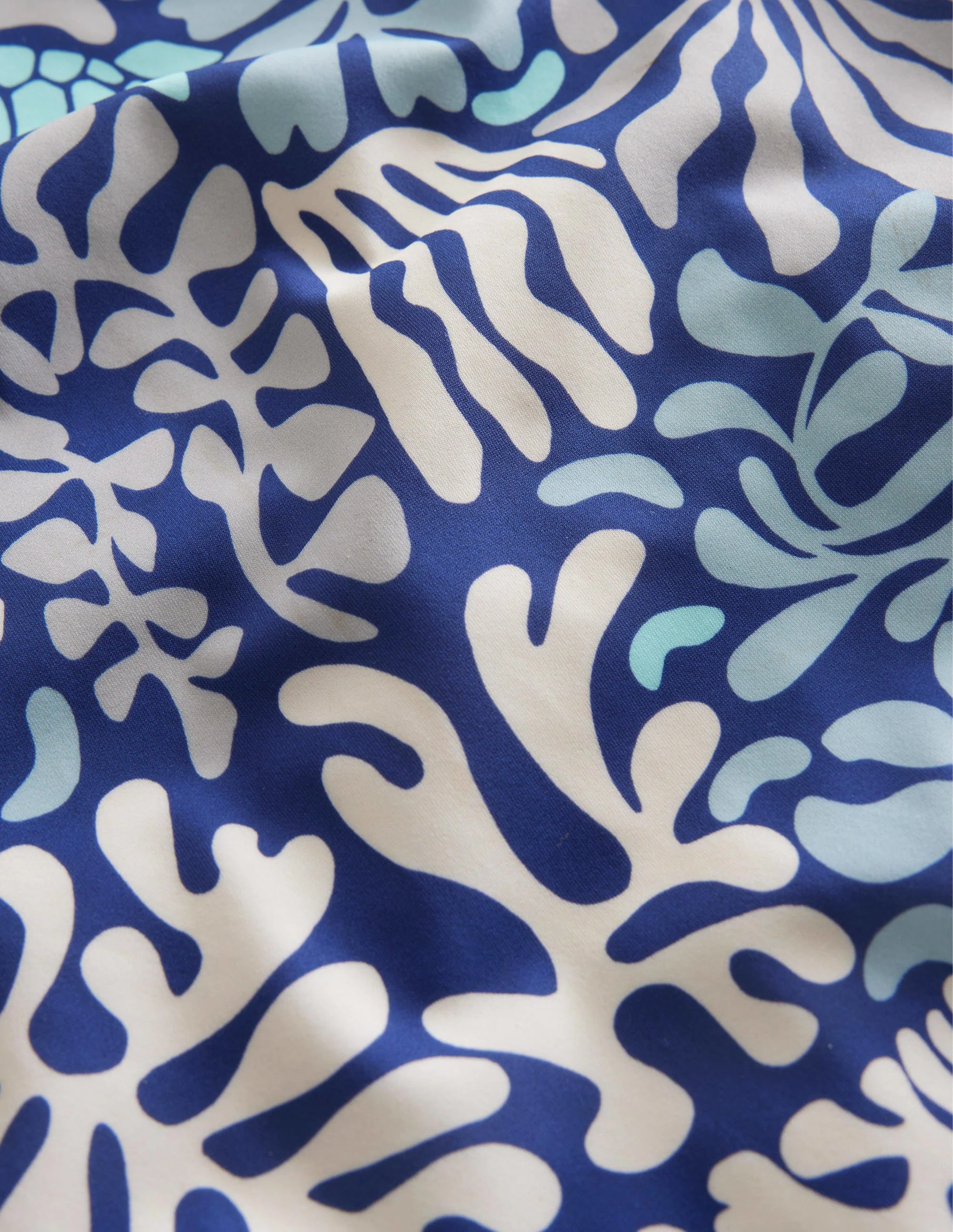 Cross-back Printed Swimsuit-Starboard Coral Reef - Image 3
