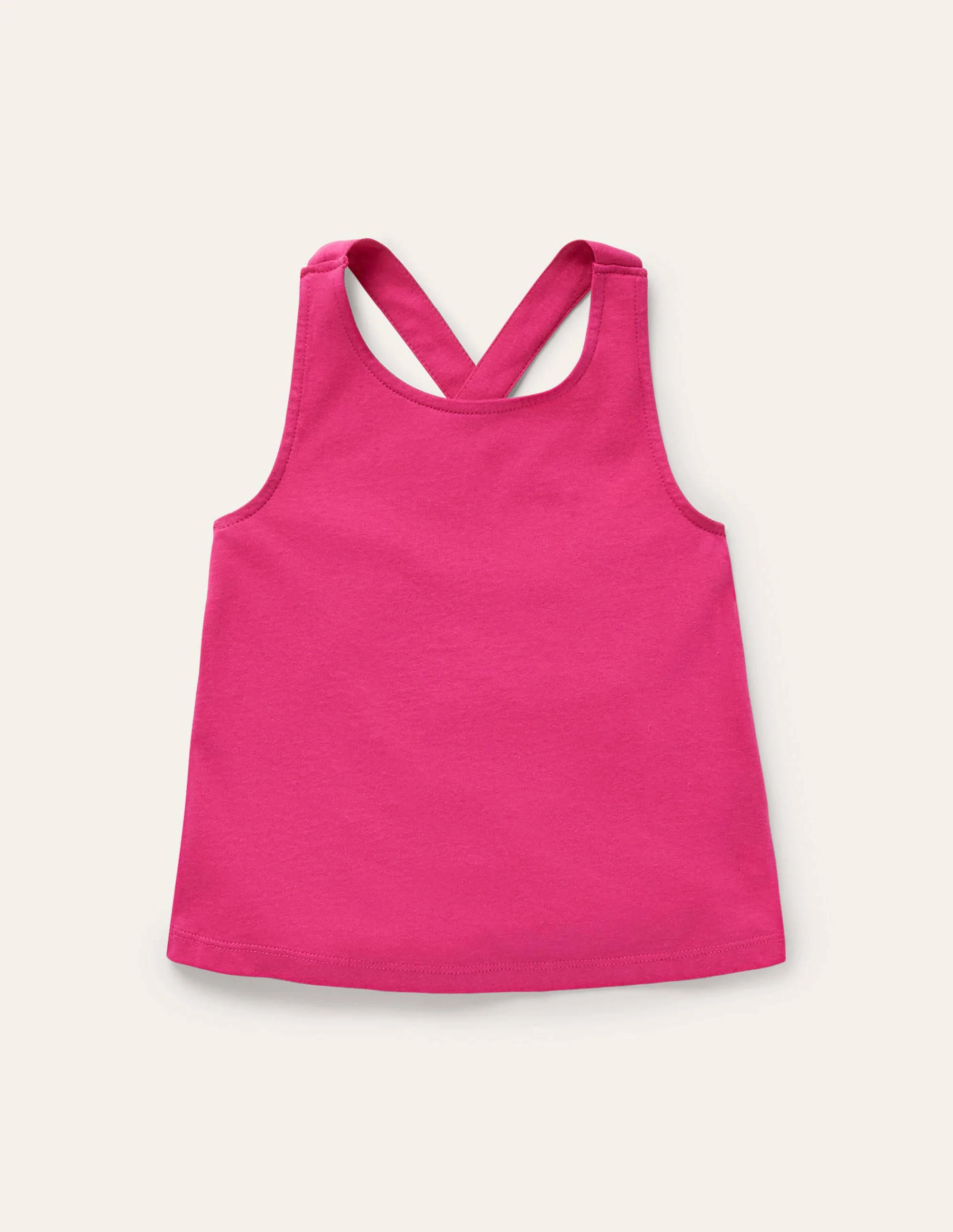 Cross-back Tank-Tickled Pink