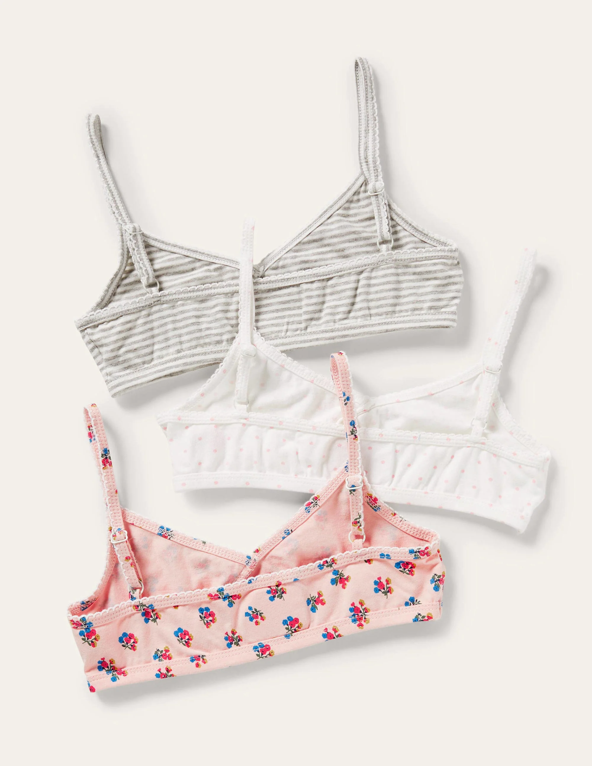 Crossover Training Bra 3 Pack-Pink Floral - Image 2