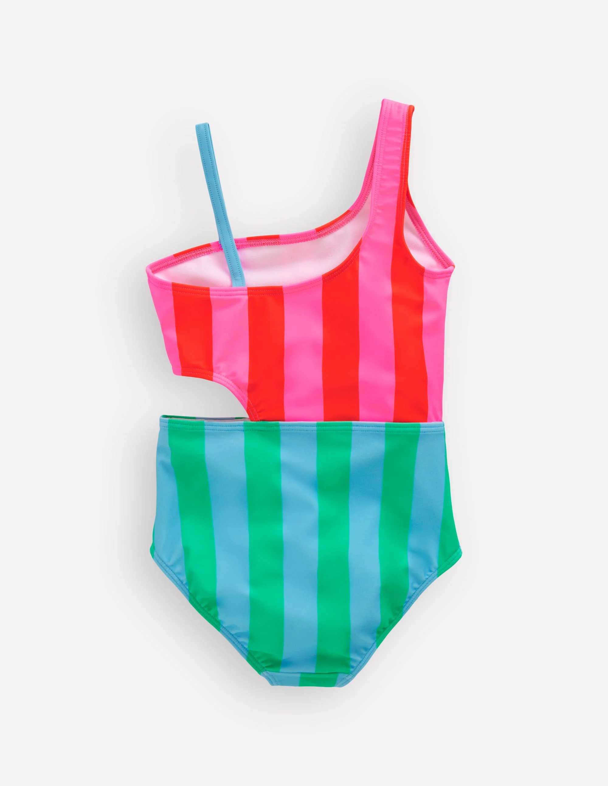Cut Out Swimsuit-Multi Stripe - Image 2