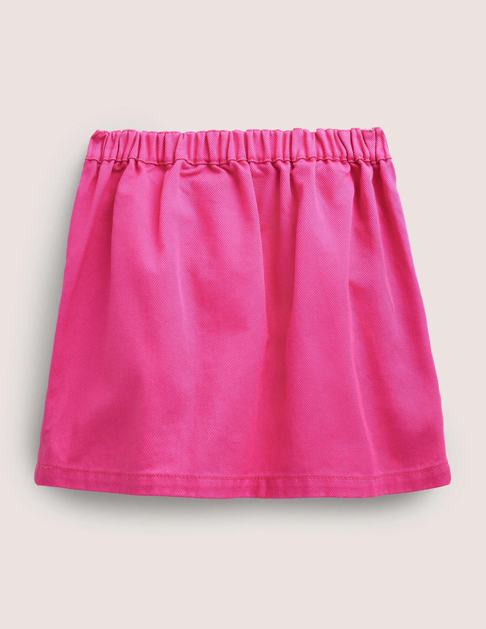 Denim Button Through Skirt-Tickled Pink - Image 2