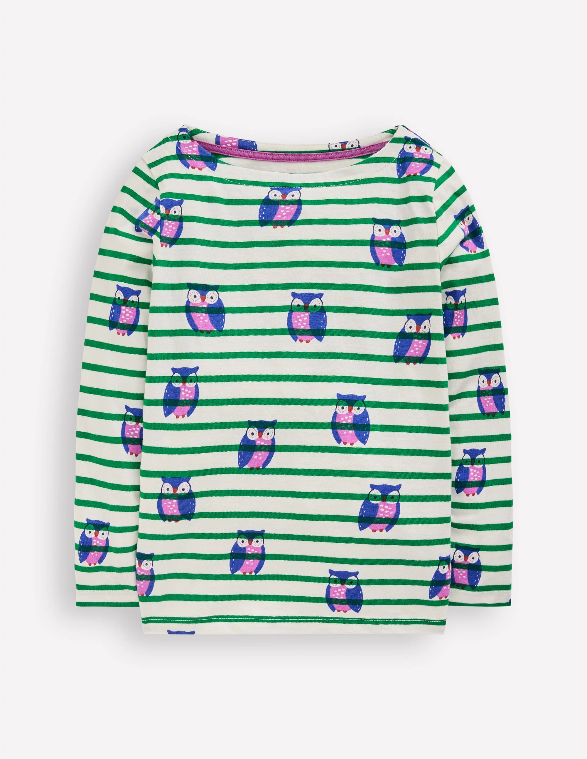 Ella Breton-Ivory/Rich Emerald Owls - Image 3