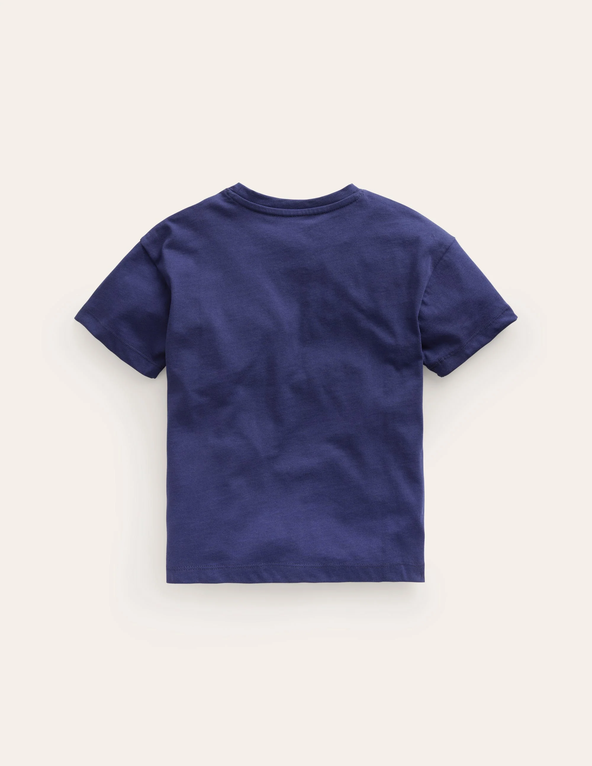 Embroidered Logo T-Shirt-College Navy Rocket - Image 2