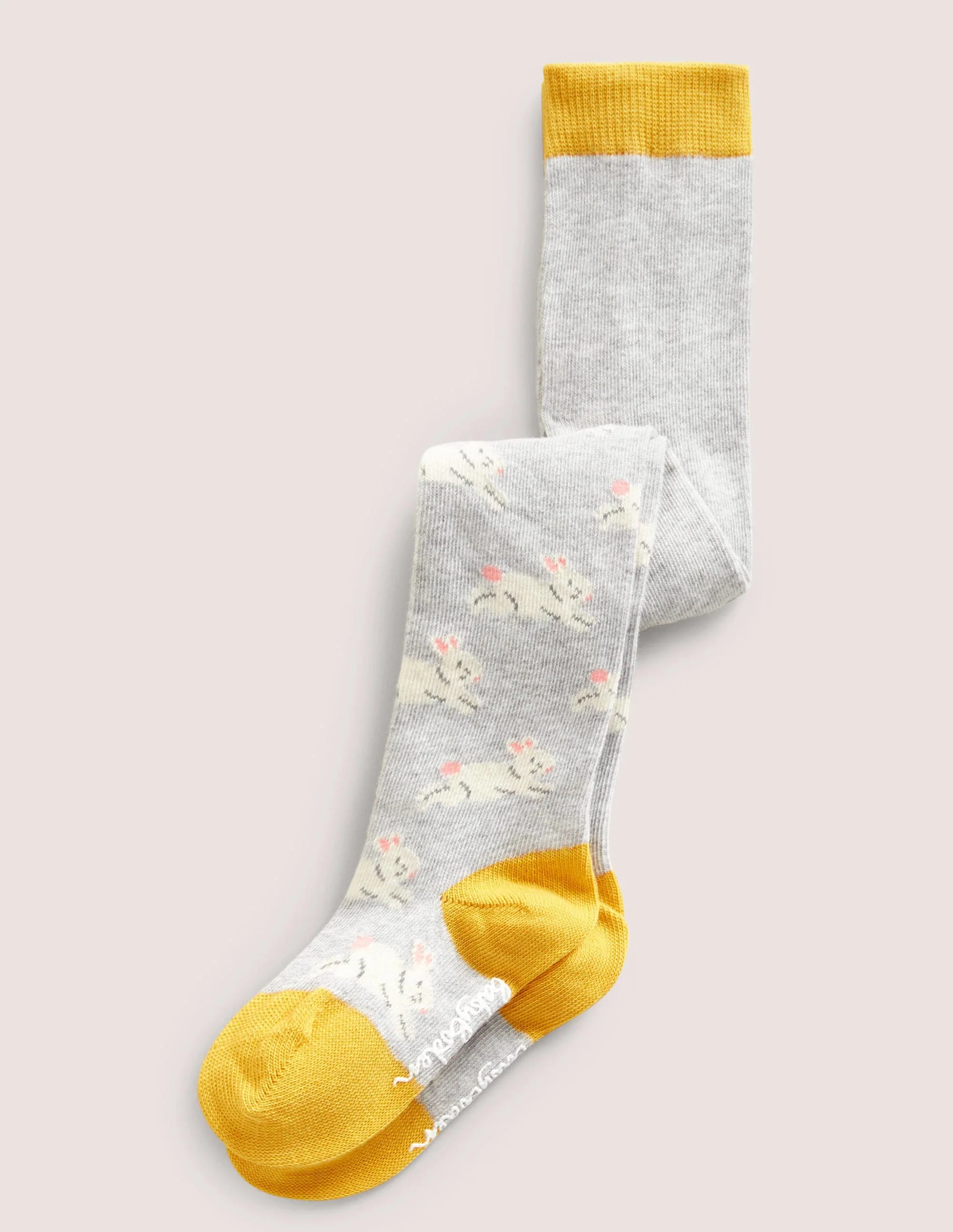 Everyday Tights-Grey Marl Bunnies