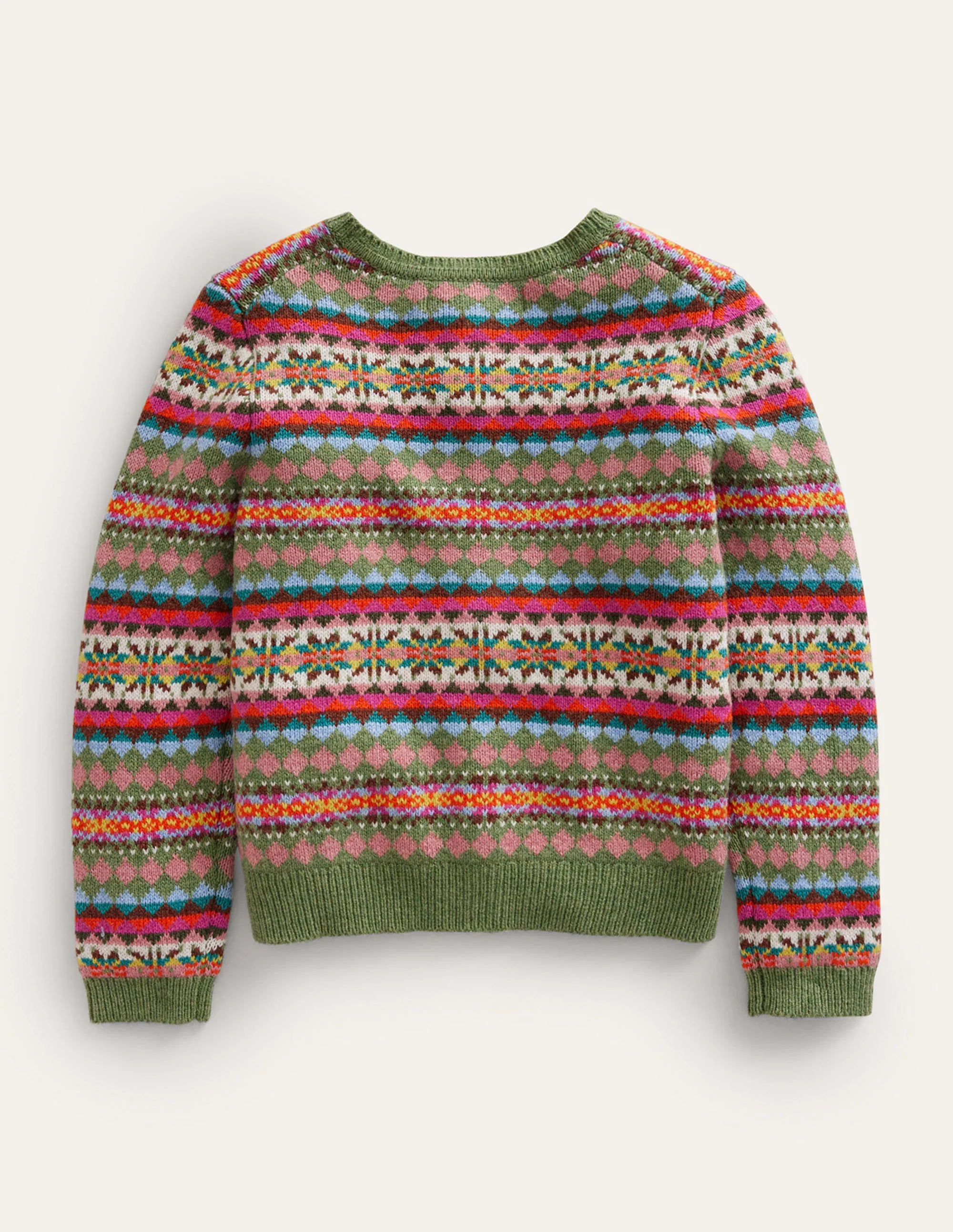 Fair Isle Cardigan-Multi Fair isle - Image 2