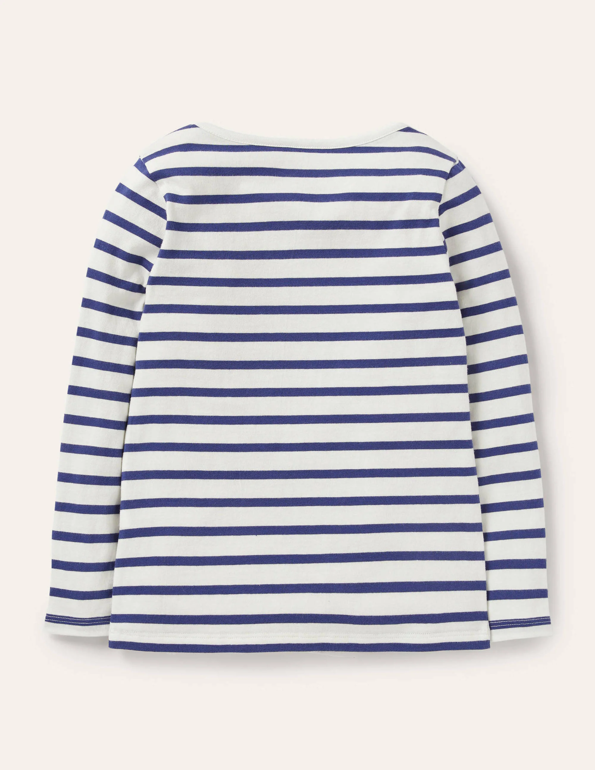 Flutter T-shirt-Ivory/Navy Butterflies - Image 2