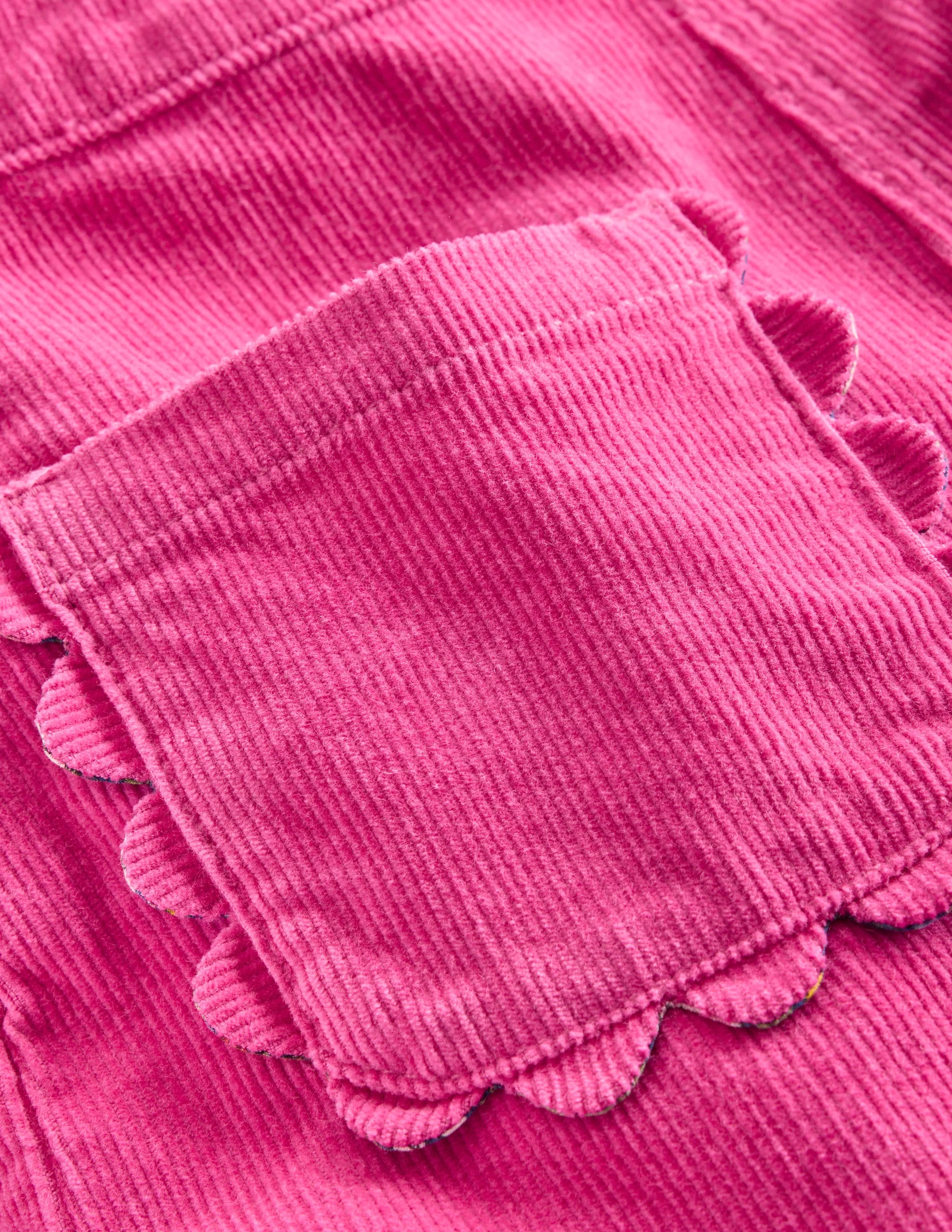 Frill Overalls-Raspberry Pink - Image 3