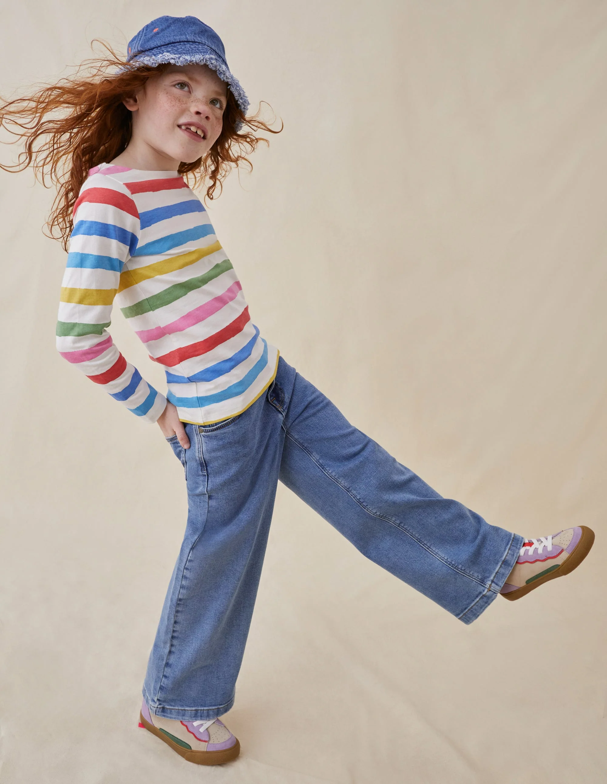 Fun Breton-Painterly Rainbow Stripe - Image 4