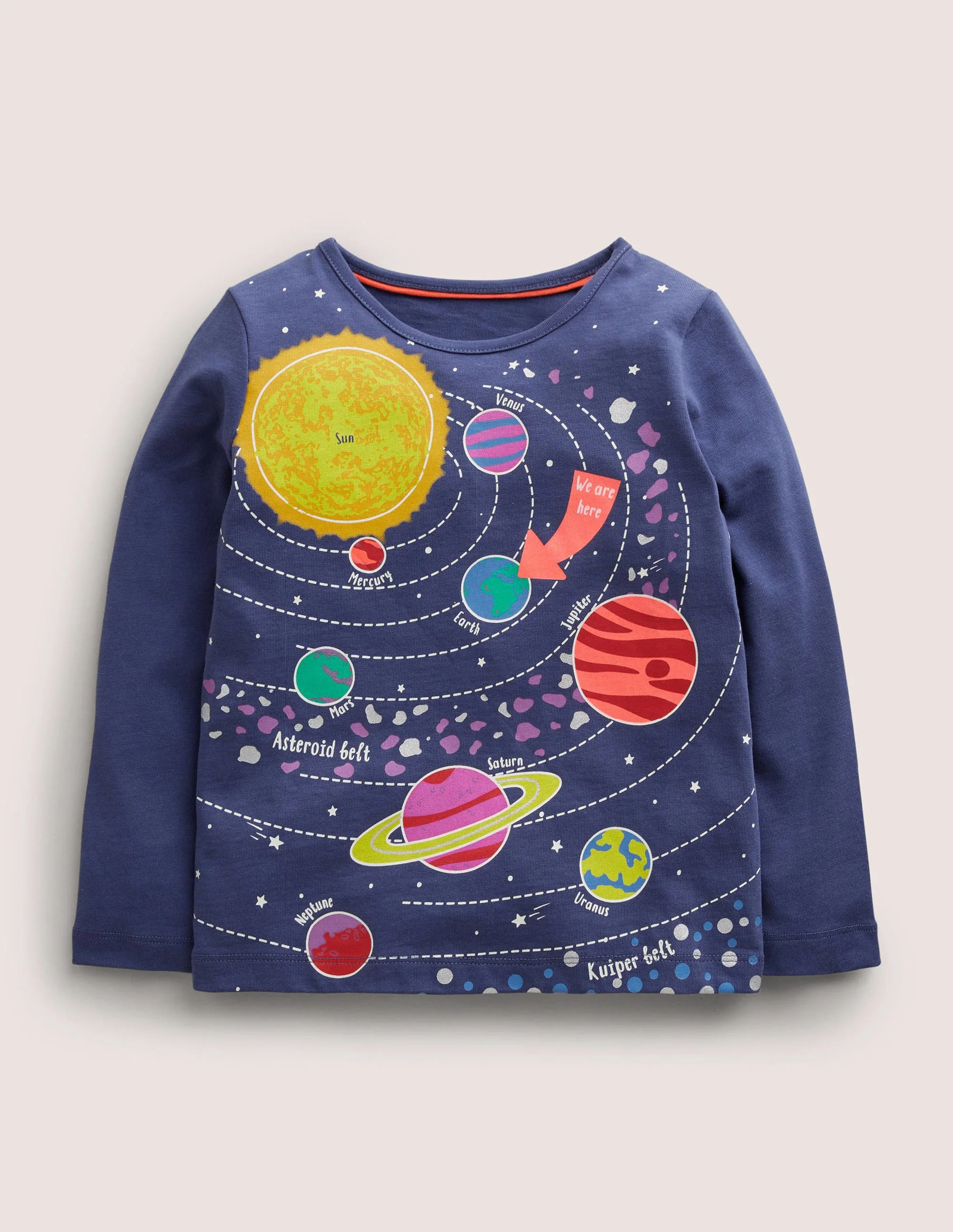 Fun Facts T-shirt-Starboard Blue Planets