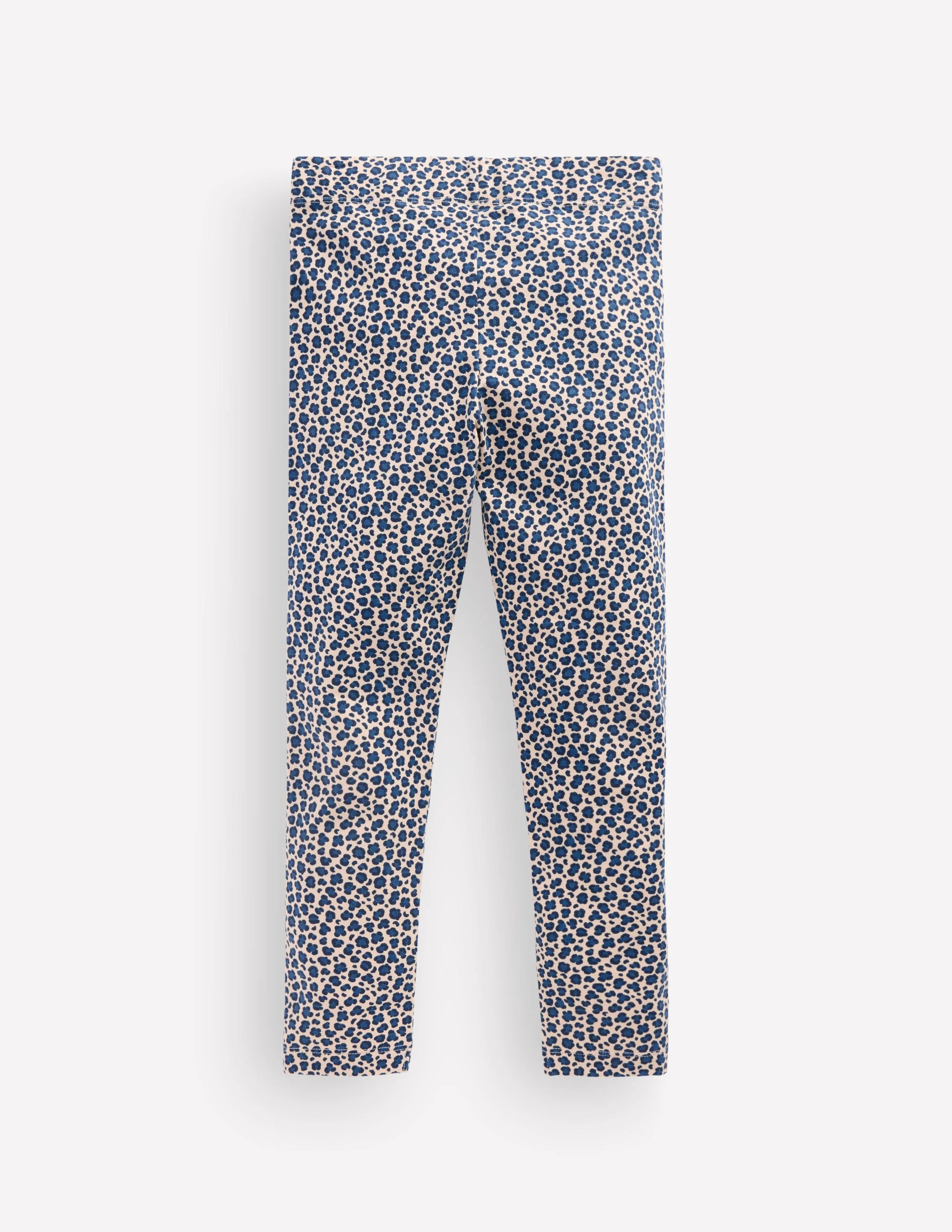 Fun Leggings-Calico White/ Blue Leopard - Image 2