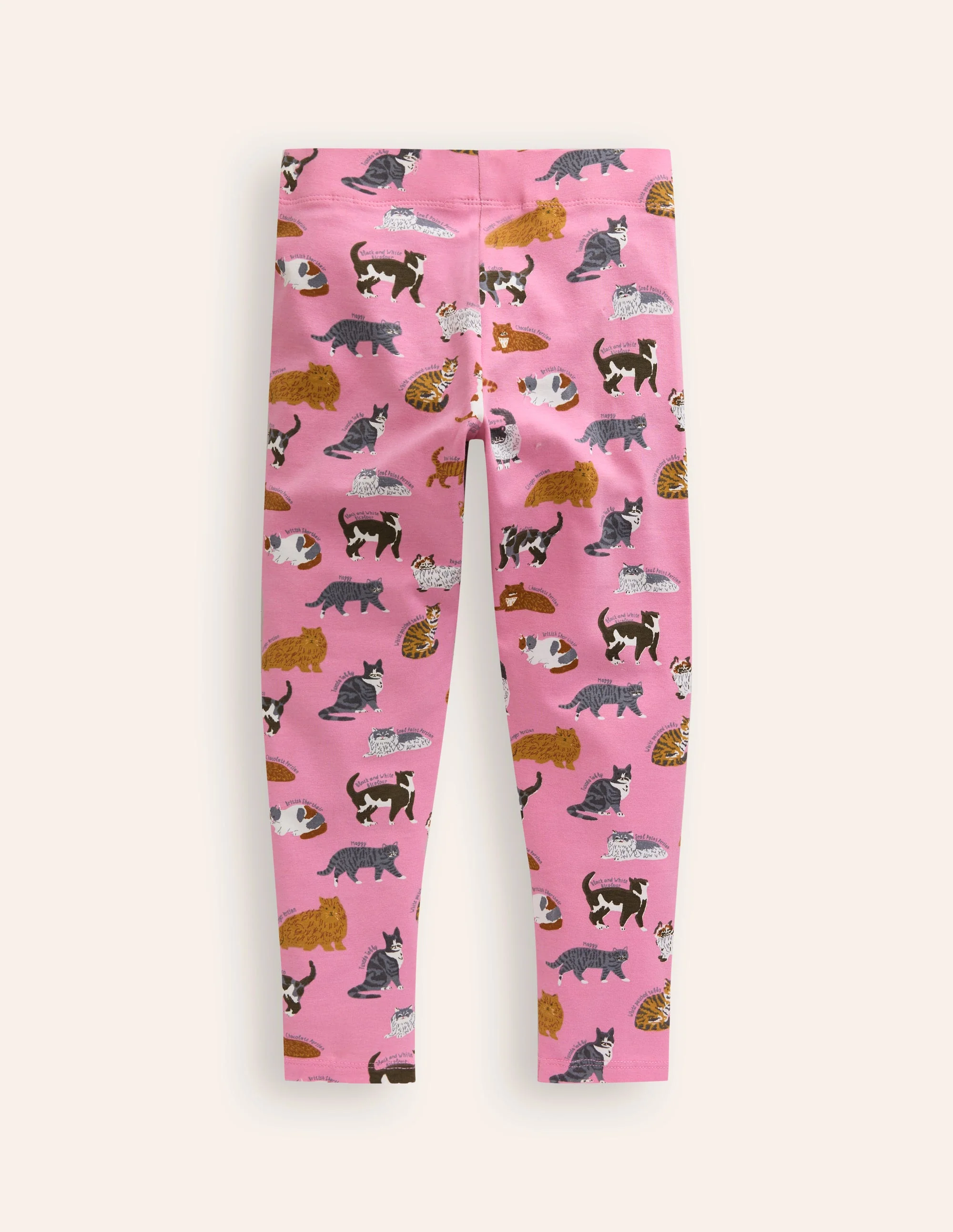 Fun Leggings-Formica Pink Cats - Image 2